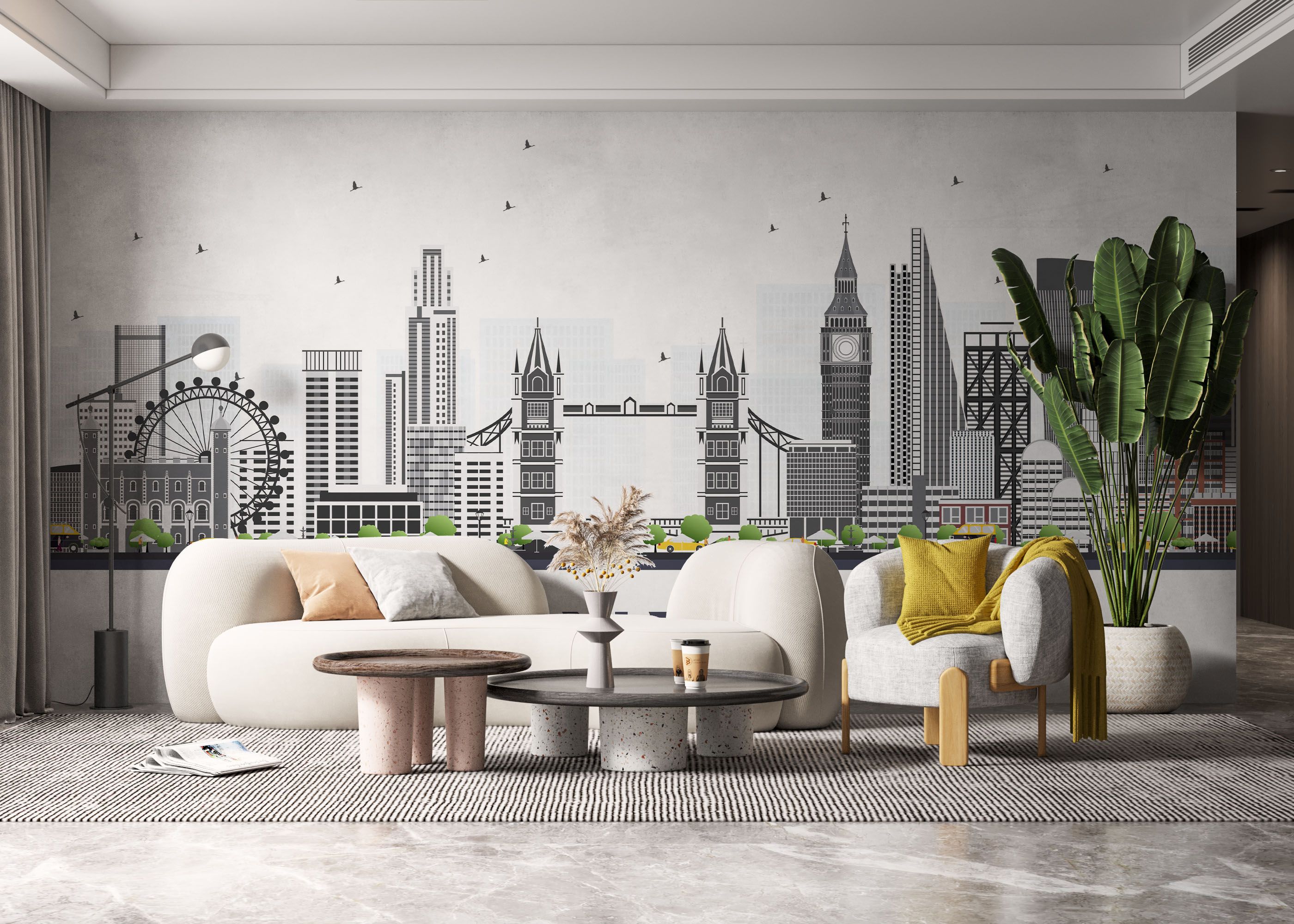 Grey Building London mockup 6