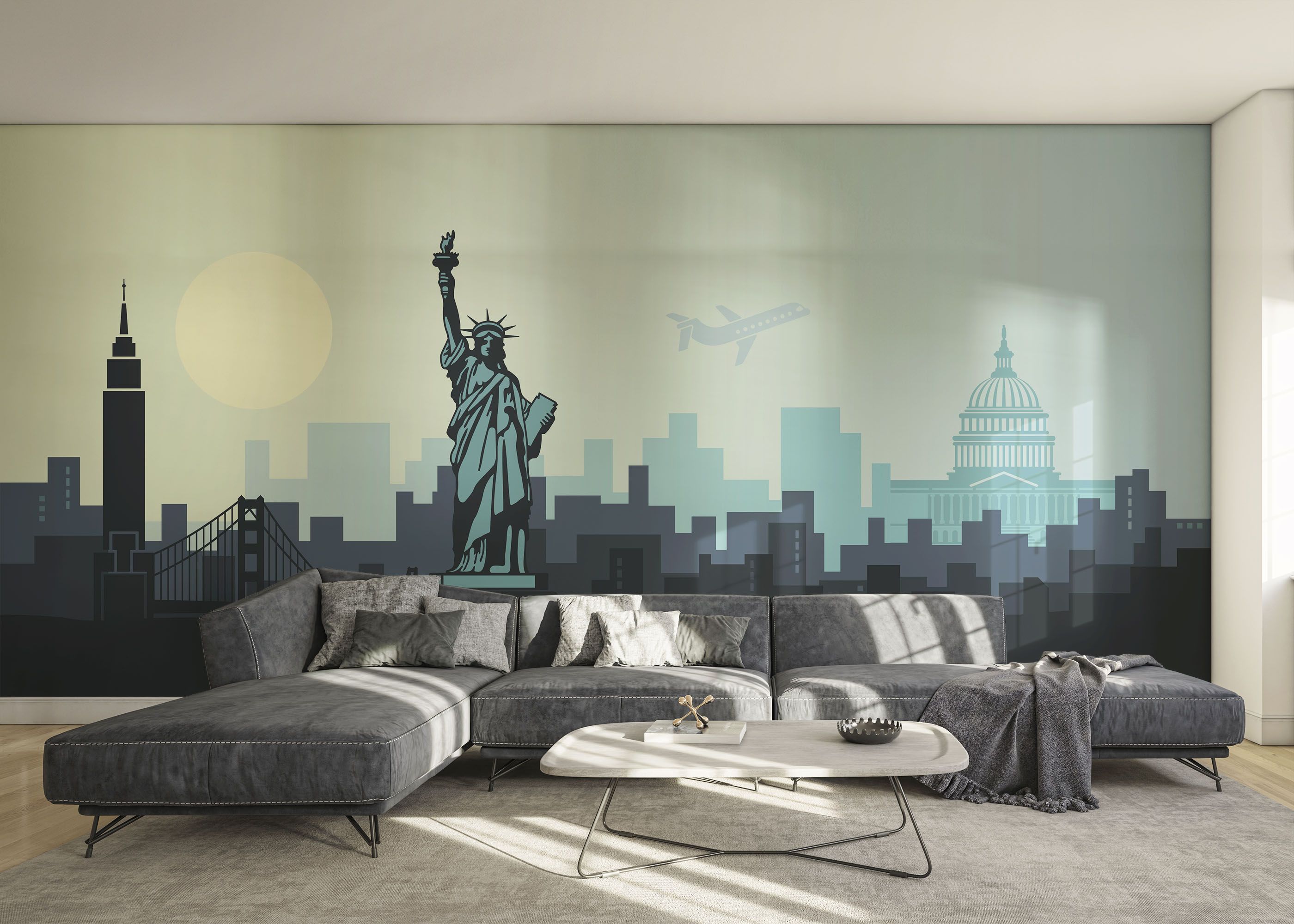 Air Plane New York mockup 0