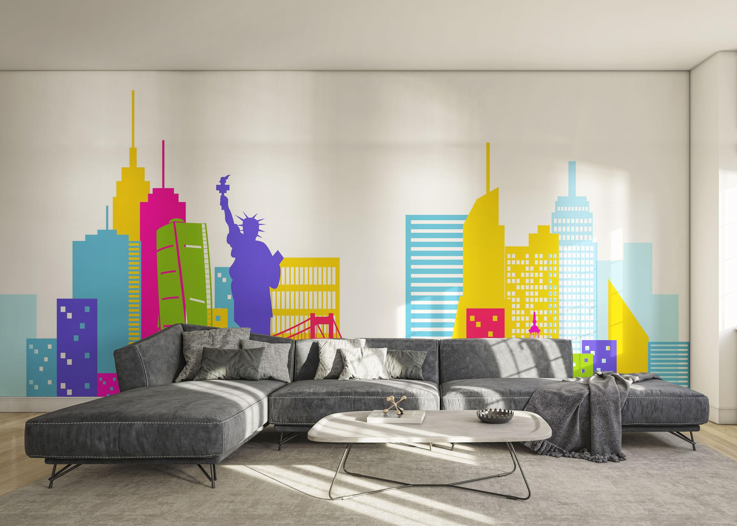 Fotótapéta Colorful Nyc mockup 0