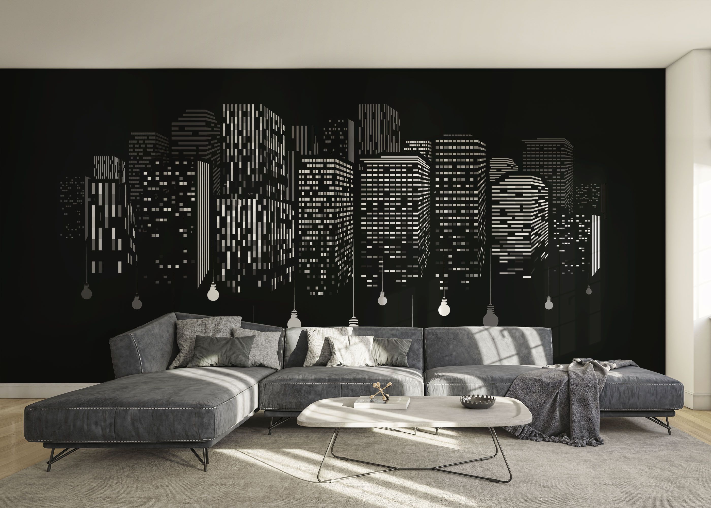 Falling Lights Art mockup 0