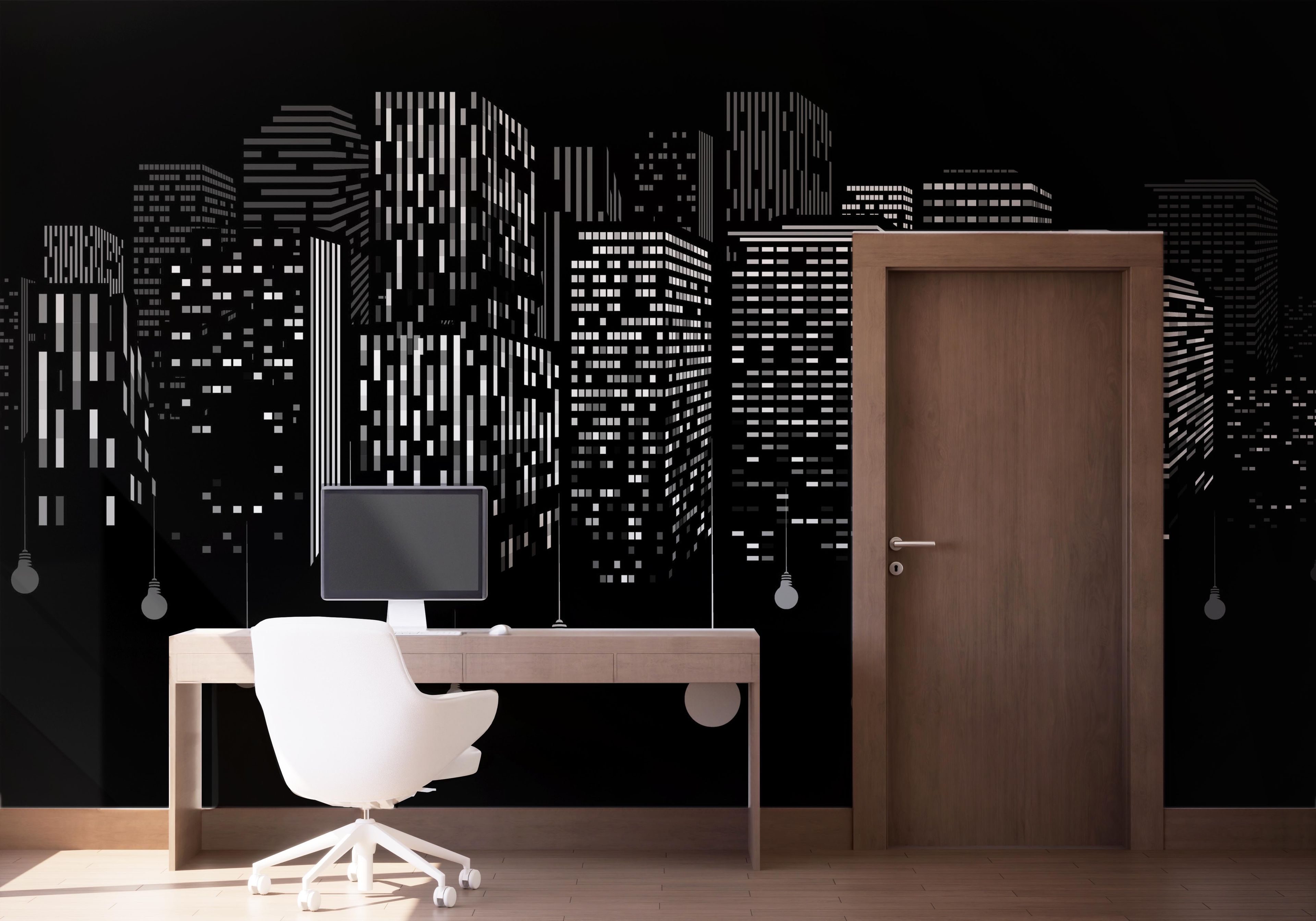 Falling Lights Art mockup 1