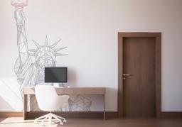 Liberty Line Statue mockup 1