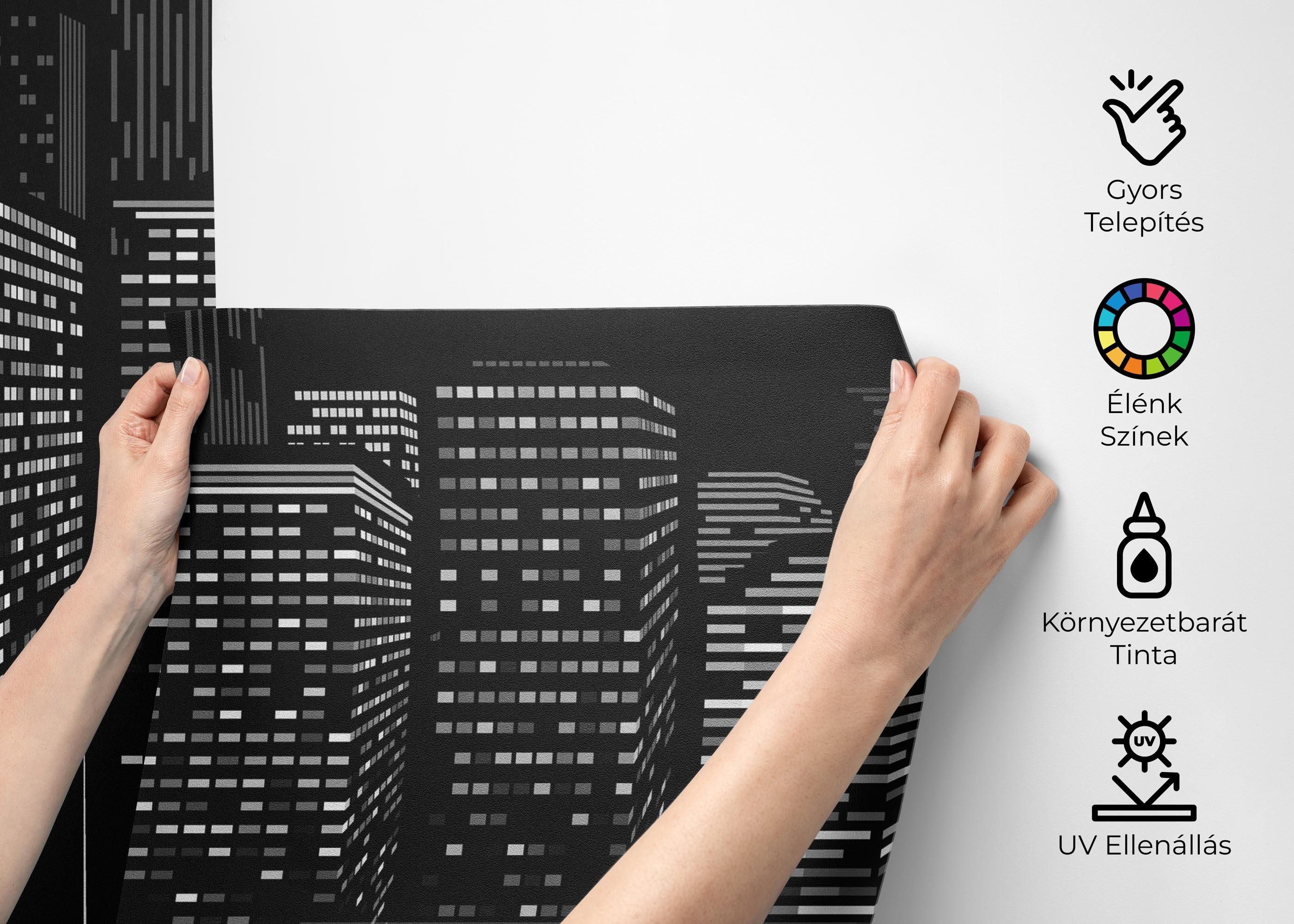 Falling Lights Art mockup 2