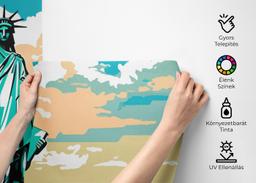 Liberty Statue Cartoon mockup 2