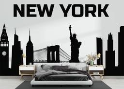 Big New York Text mockup 3
