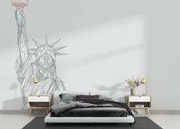 Liberty Line Statue mockup 3