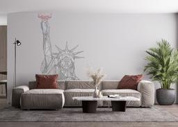 Liberty Line Statue mockup 4