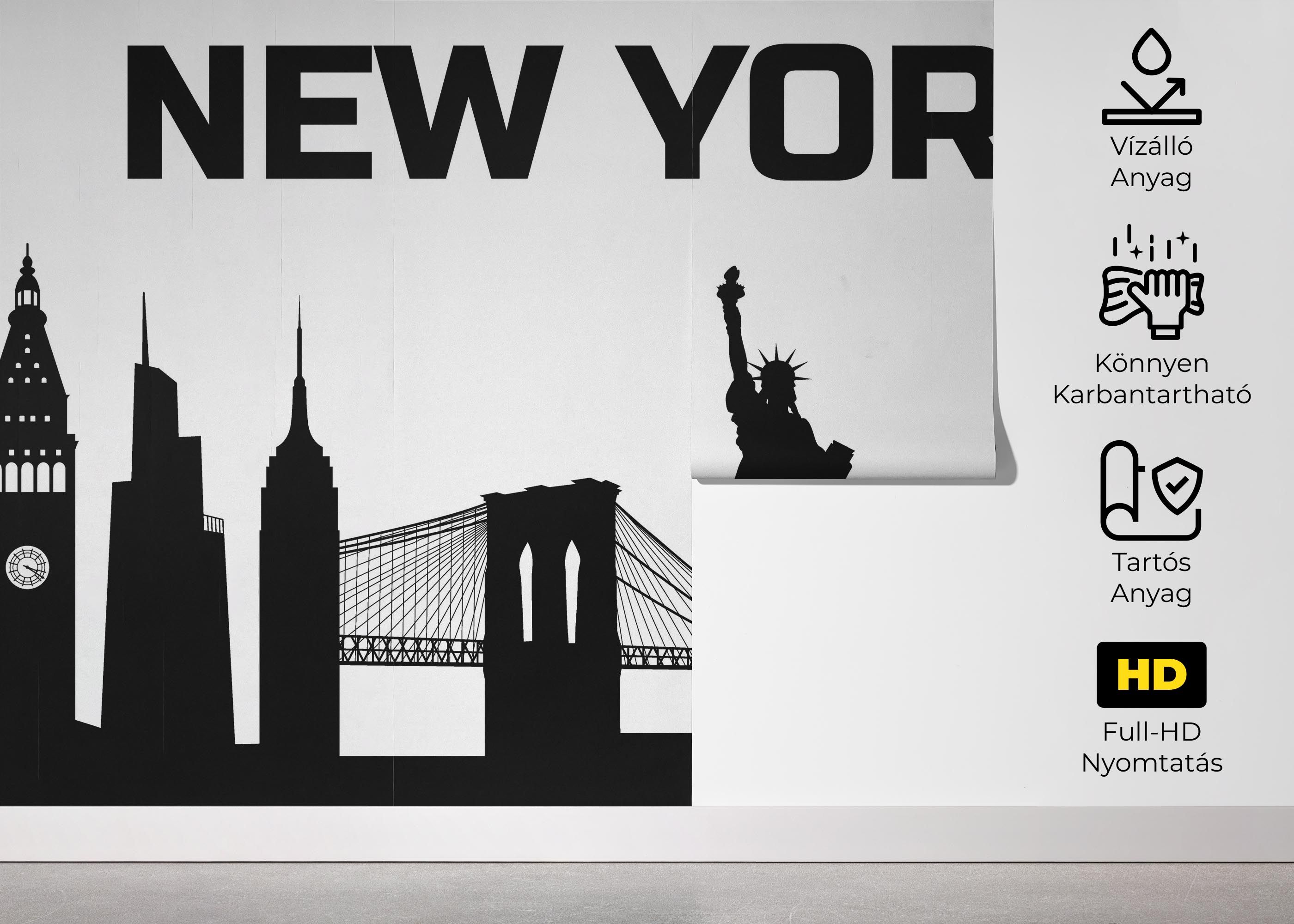 Big New York Text mockup 5