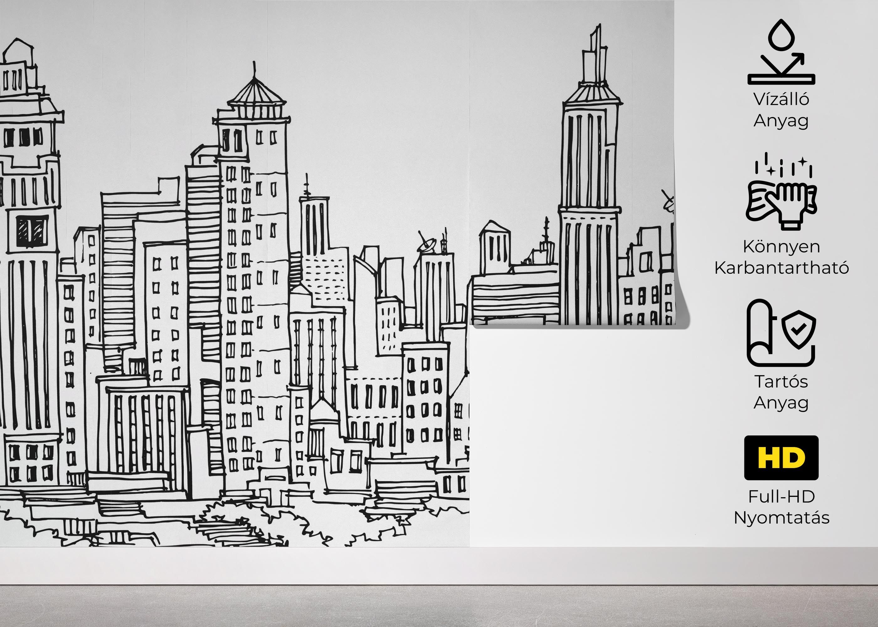 Black Line Skylines mockup 5