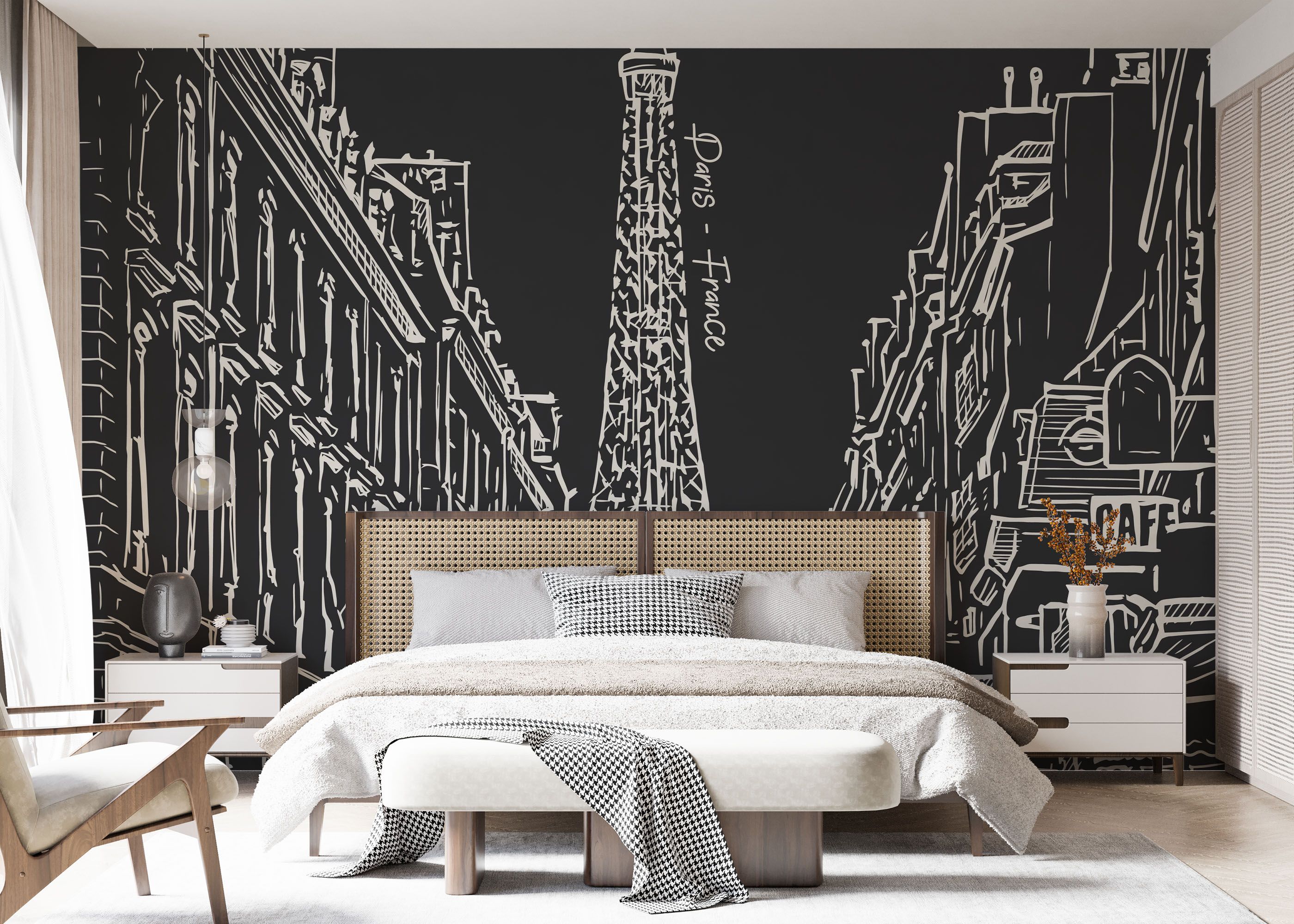 White Paris Sketch mockup 7