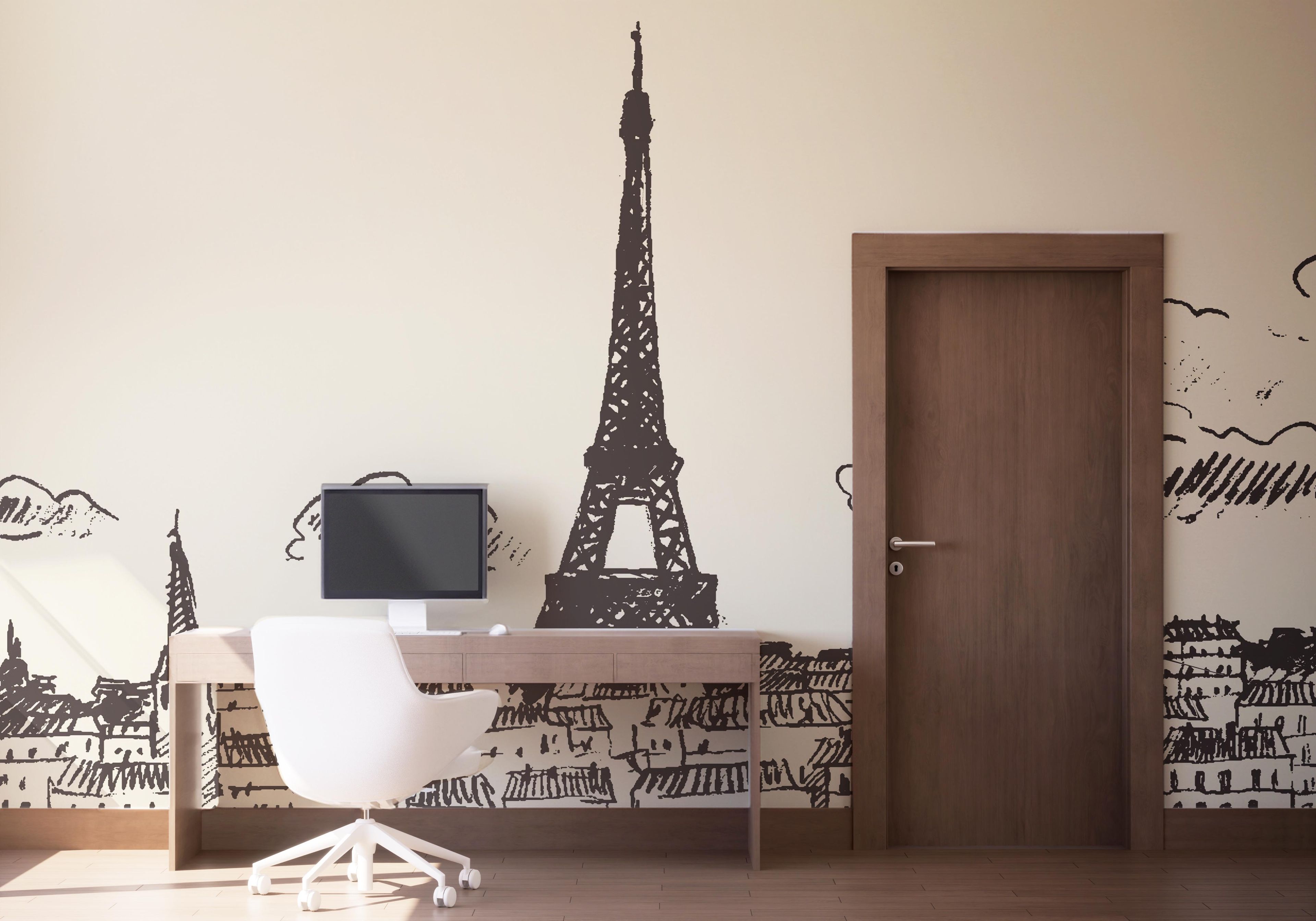 Eiffel Tower Sketch mockup 1