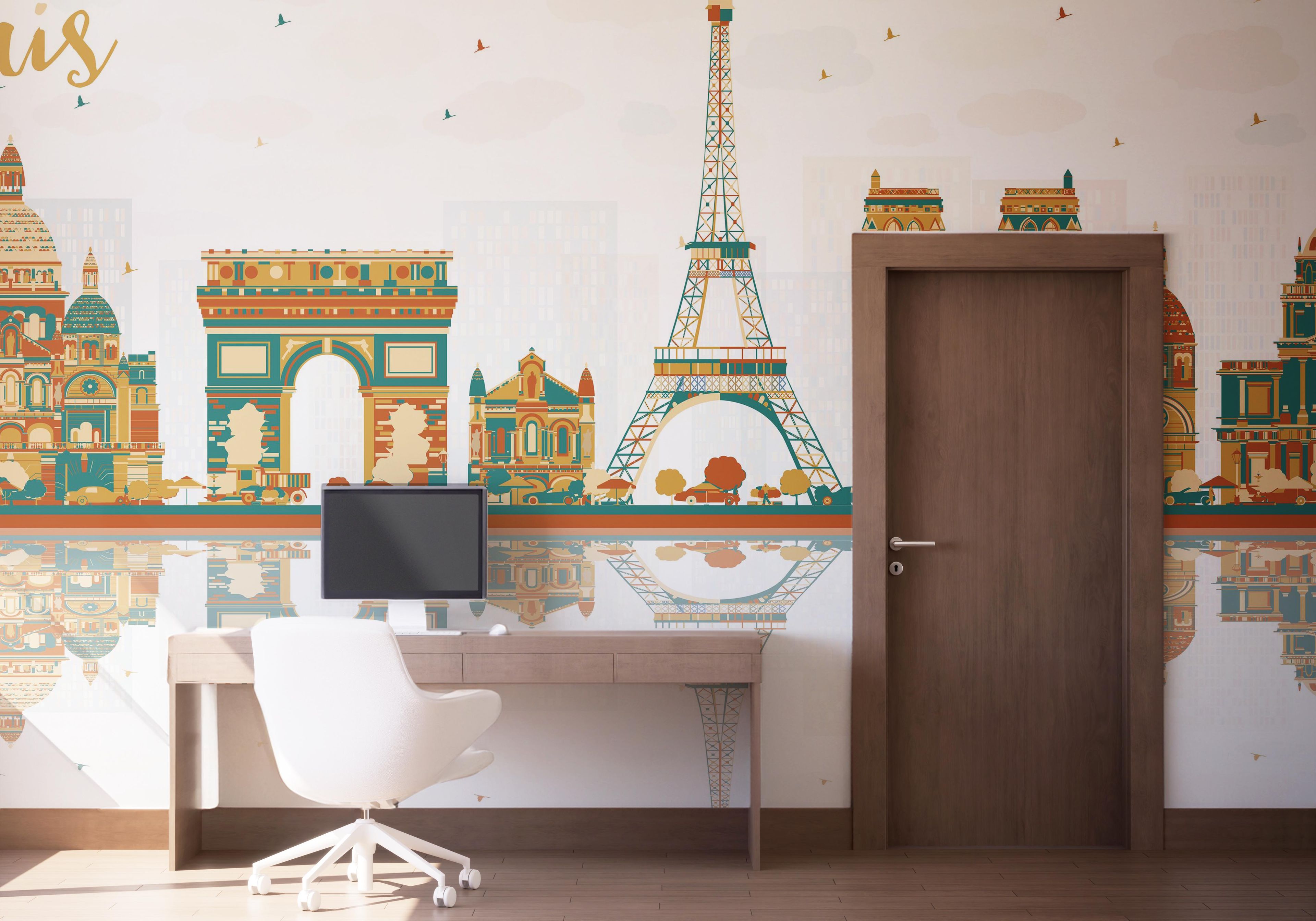 Green Brown Paris mockup 1