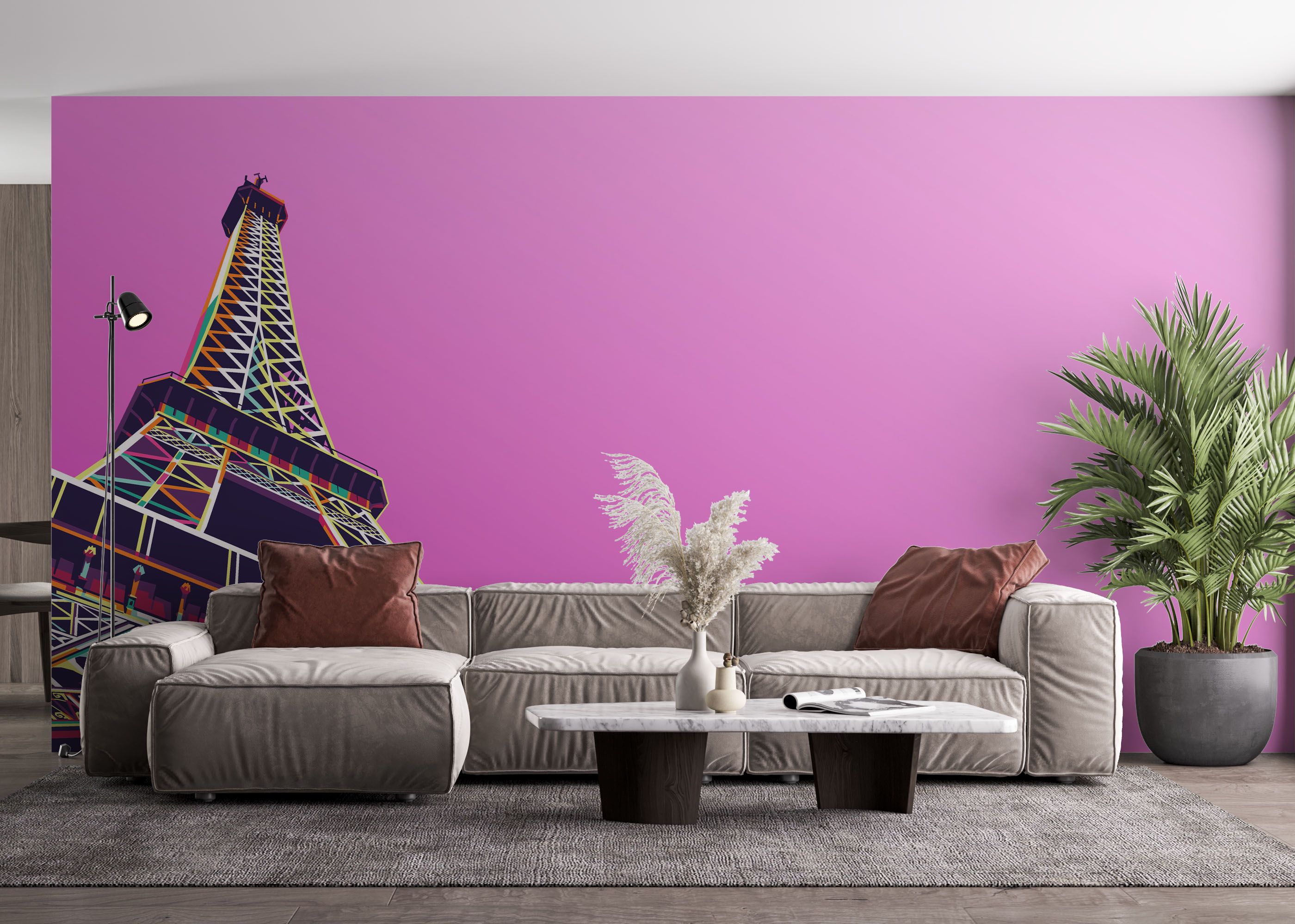 Eiffel Purple Sky mockup 4
