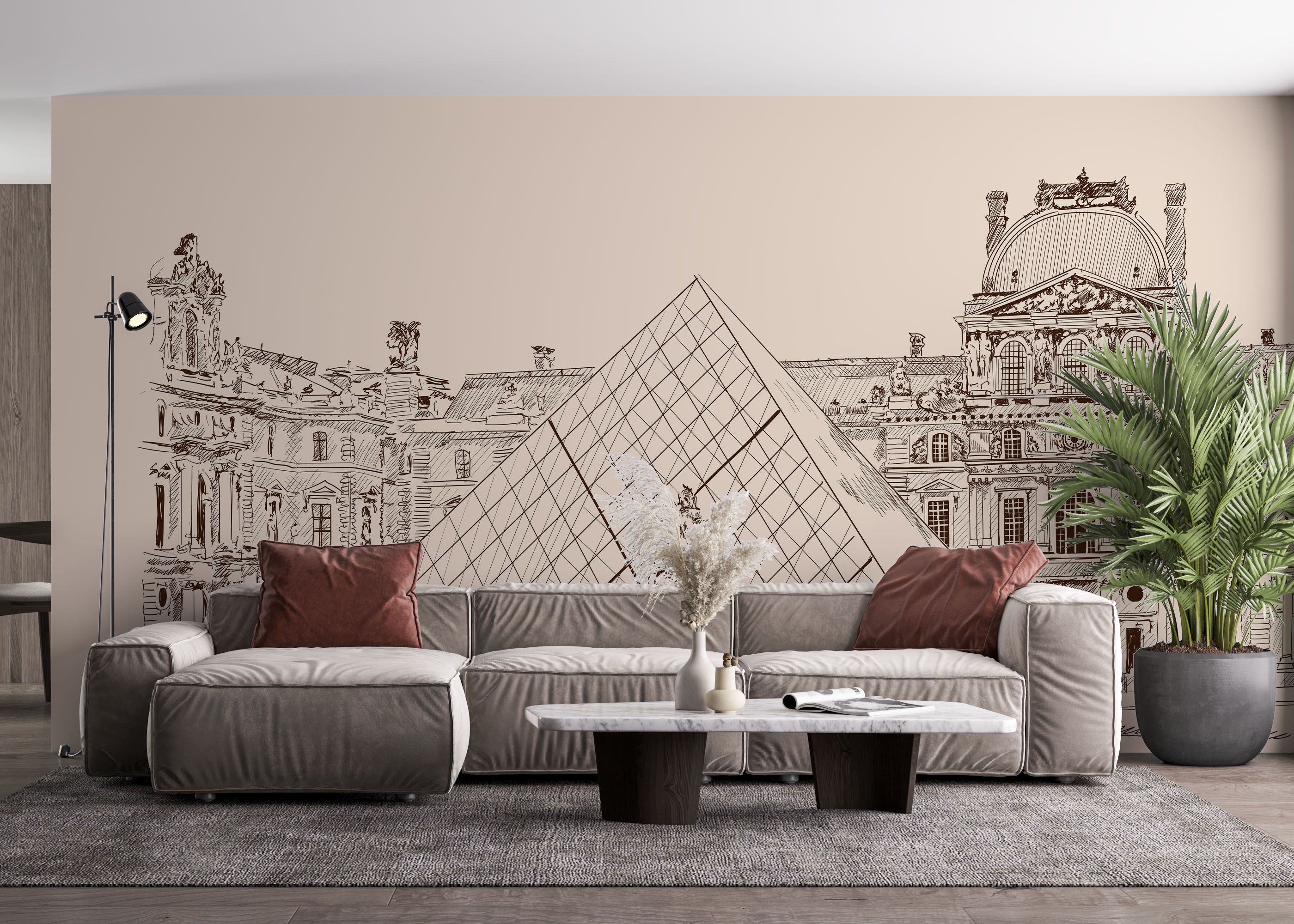 Louvres Sketch mockup 4