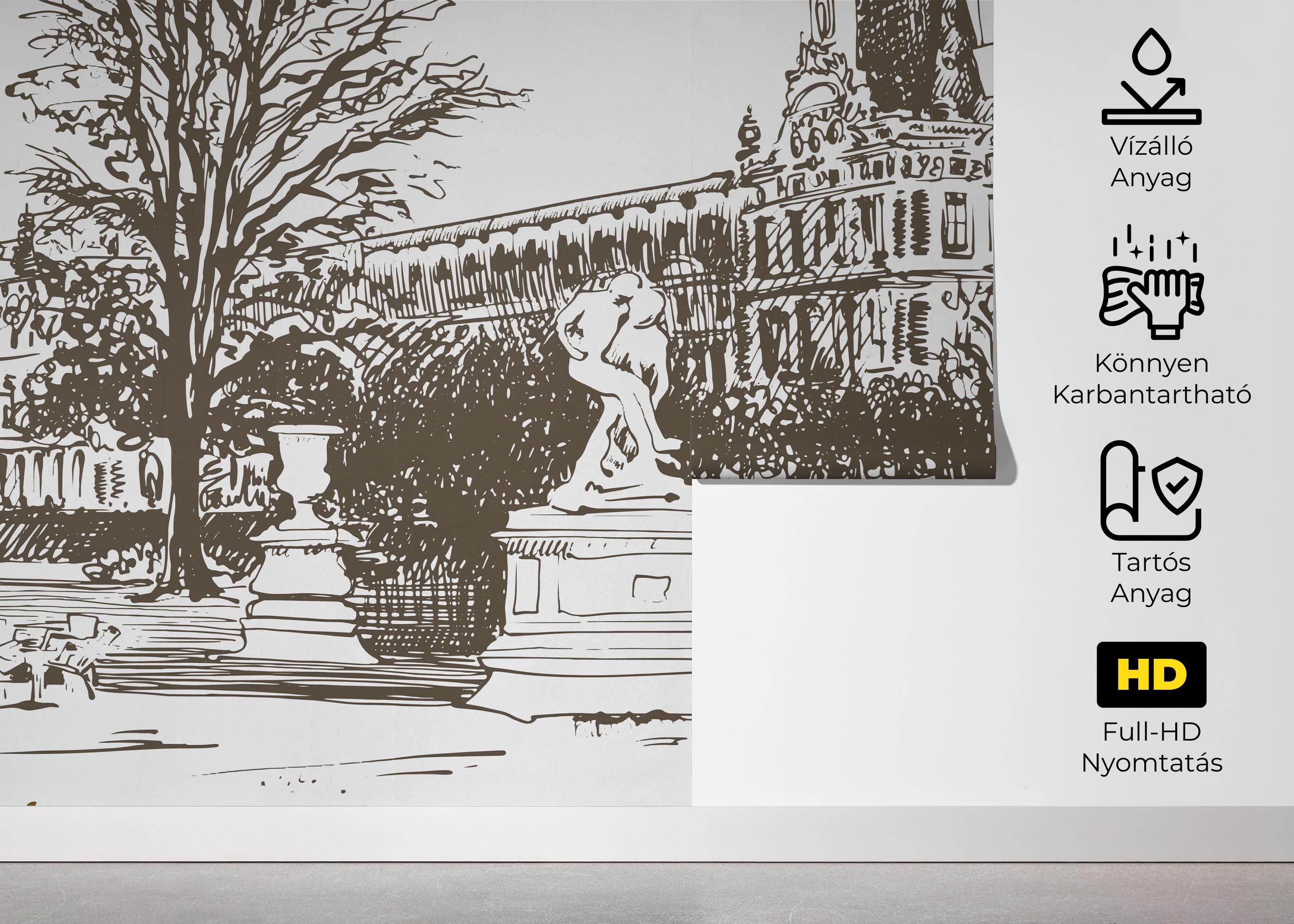 Brown Sketch Paris mockup 5