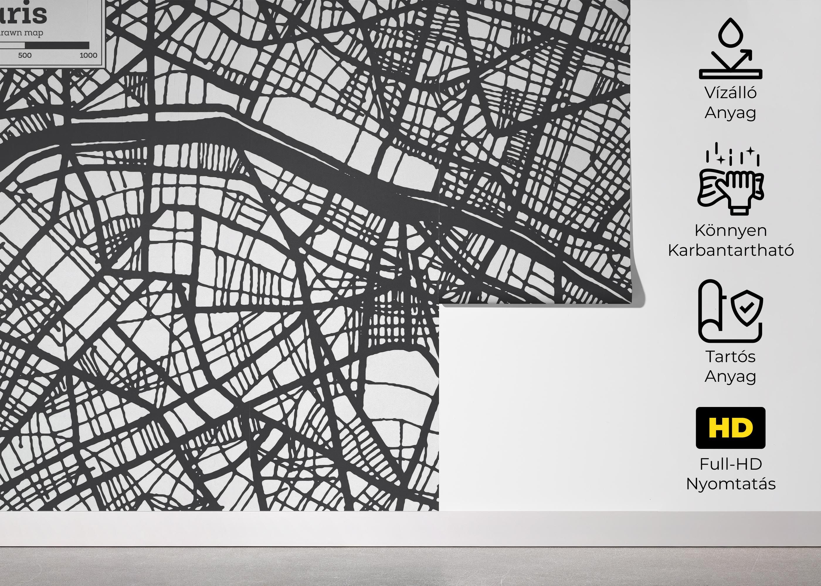 Paris City Map mockup 5