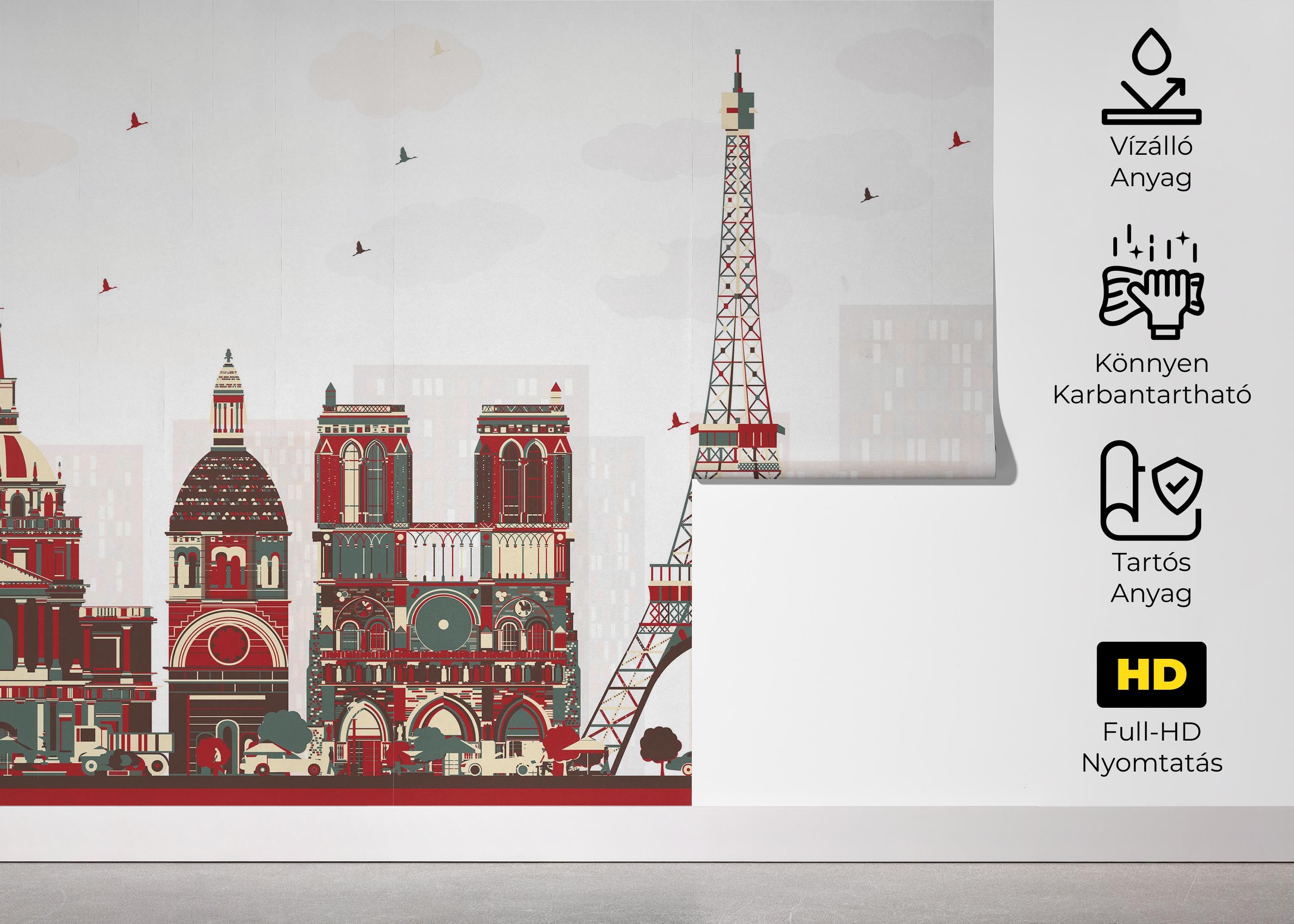 Red Grey Paris mockup 5
