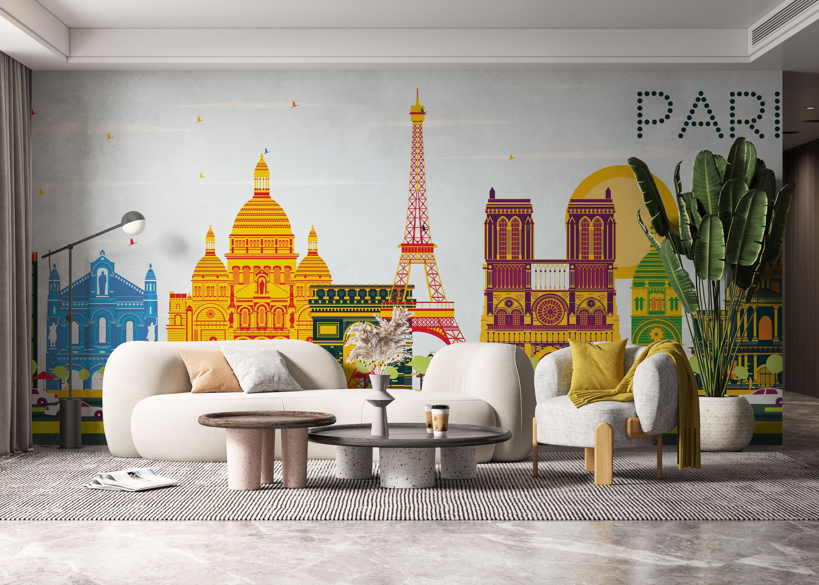 Colorful Paris mockup 6