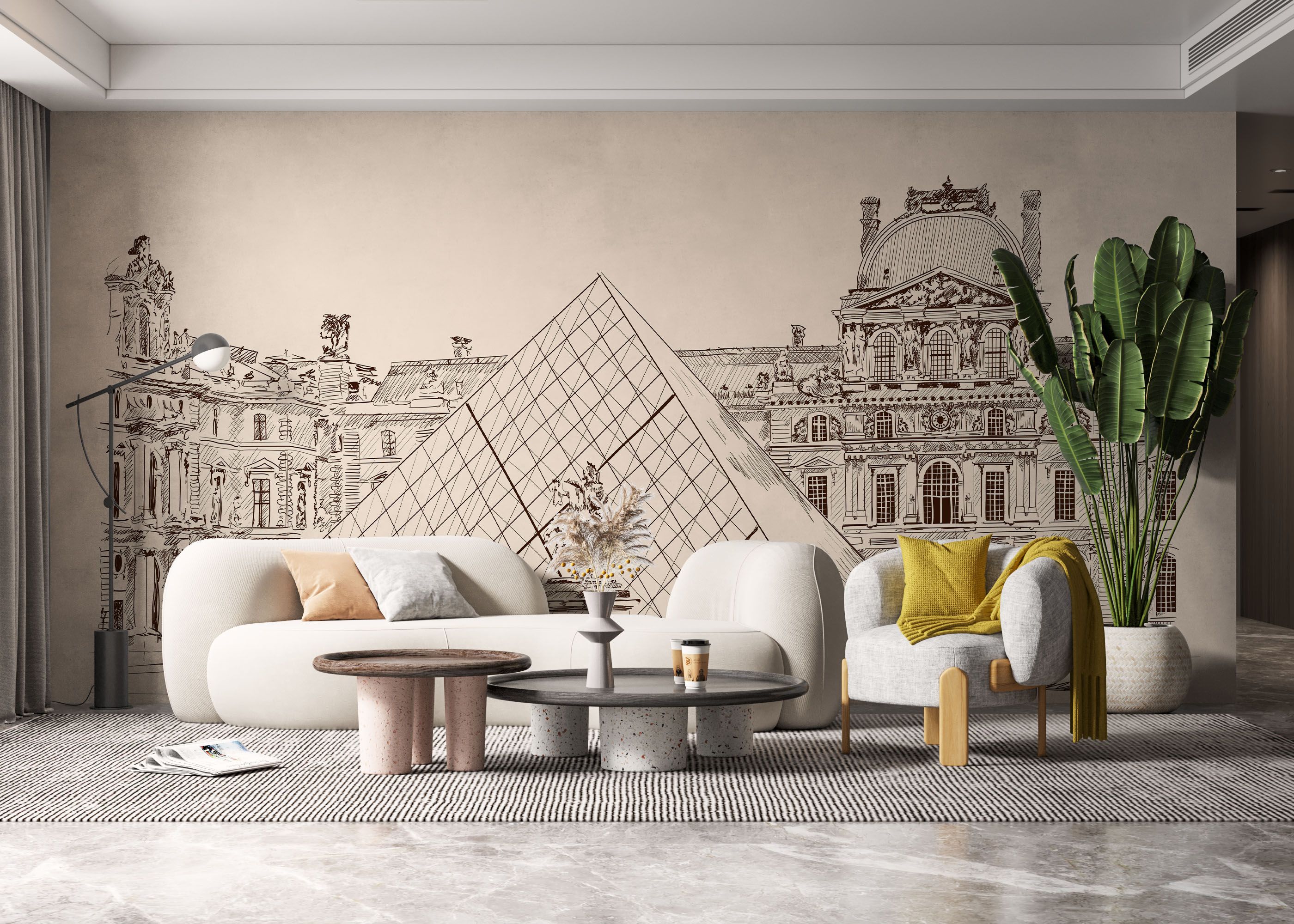 Louvres Sketch mockup 6