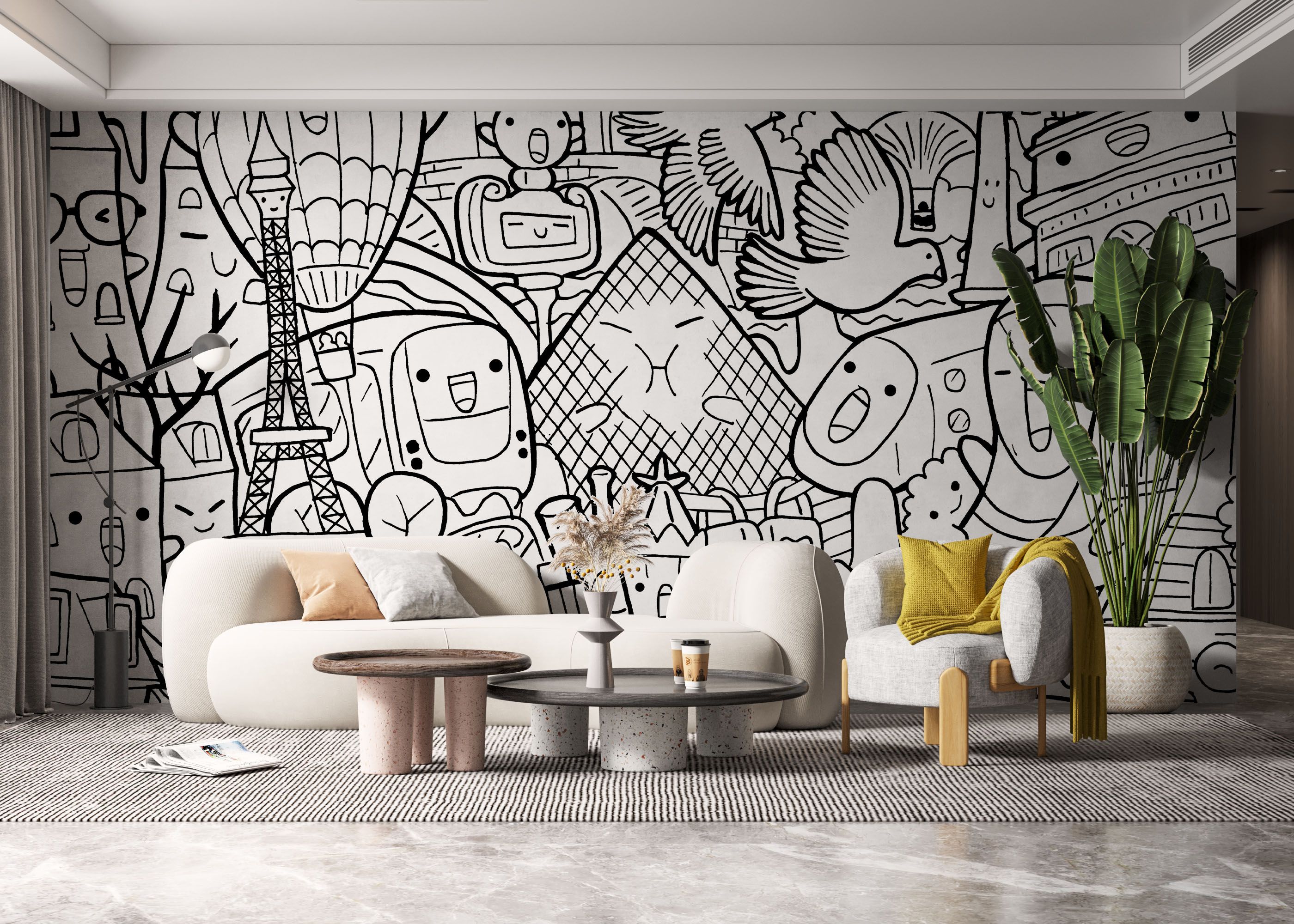 Paris Doodle mockup 6