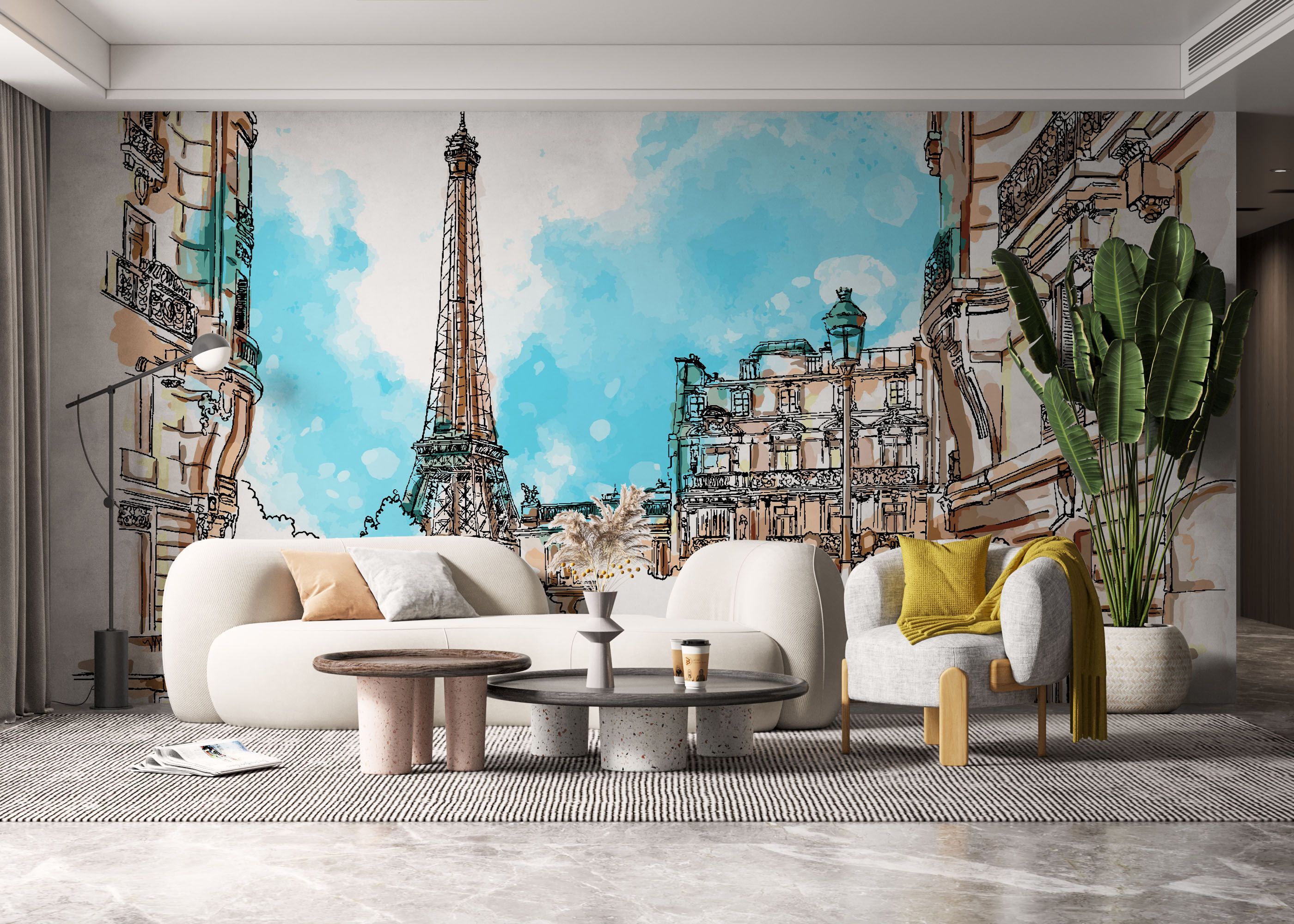 Paris Vibe Drawing mockup 6