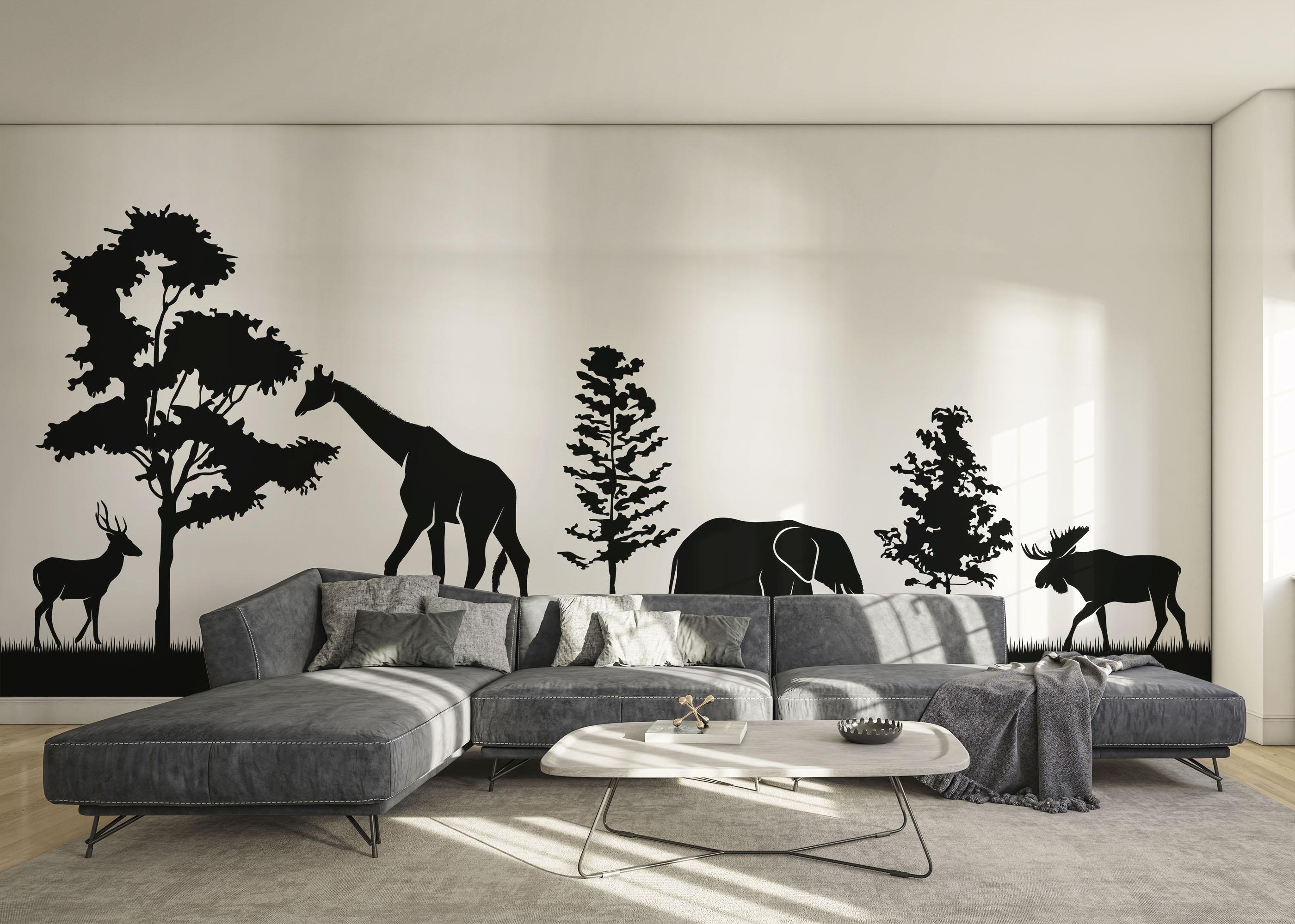 Fotótapéta Animal Shilouette mockup 0