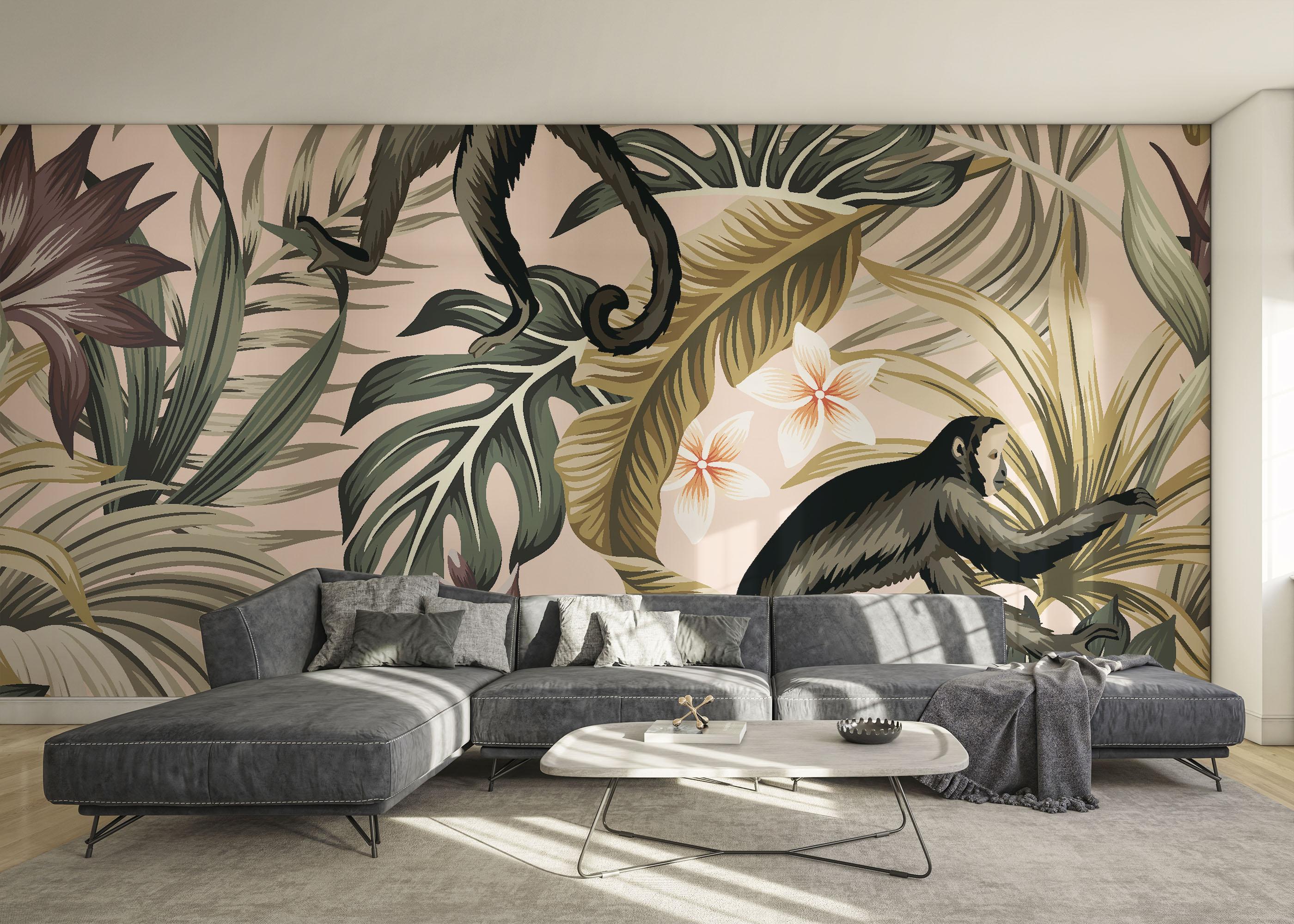 Fotótapéta Grey Monkey Art mockup 0