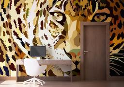 Colorful Ceetah Head mockup 1