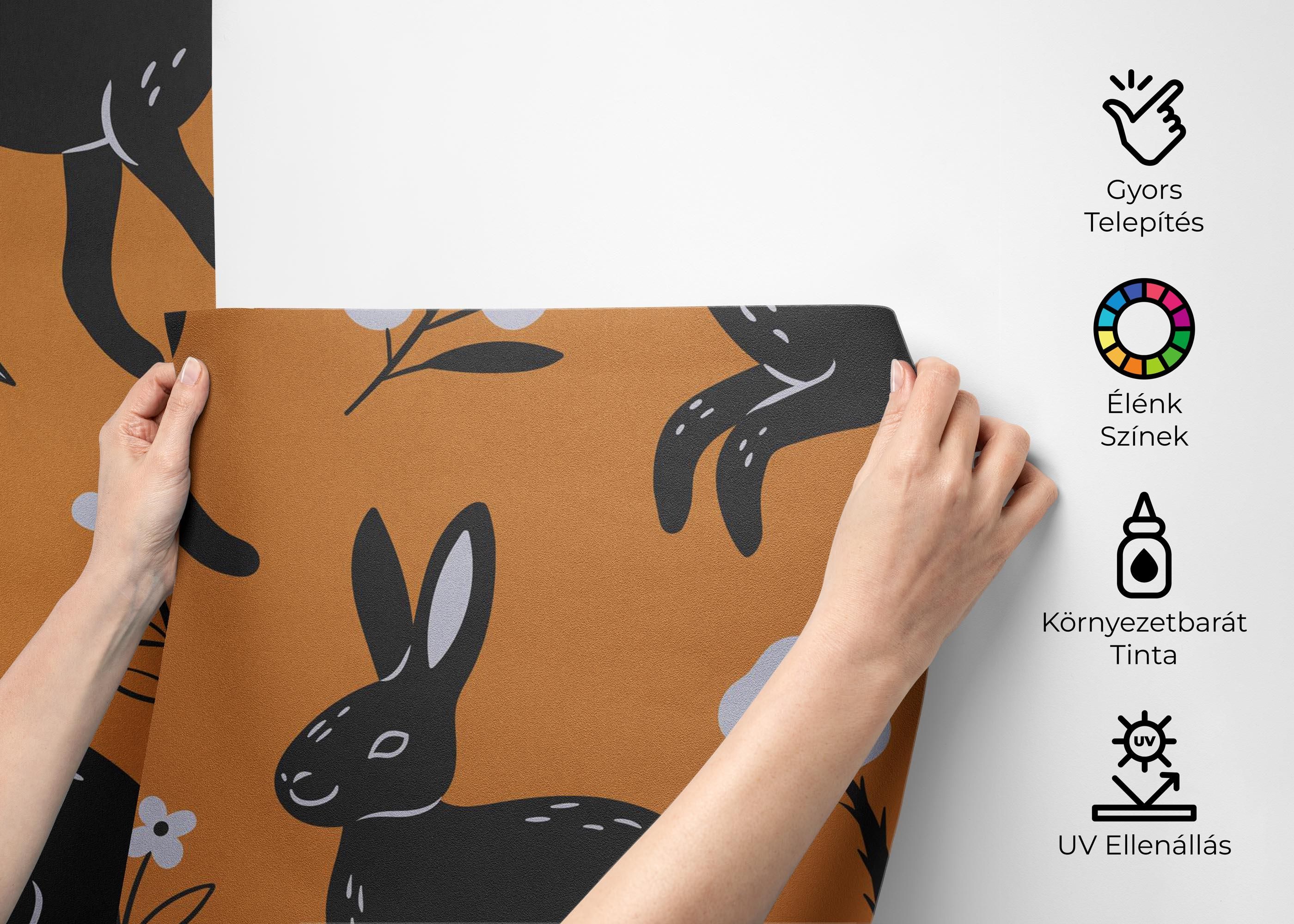 Bunny Pattern Art mockup 2