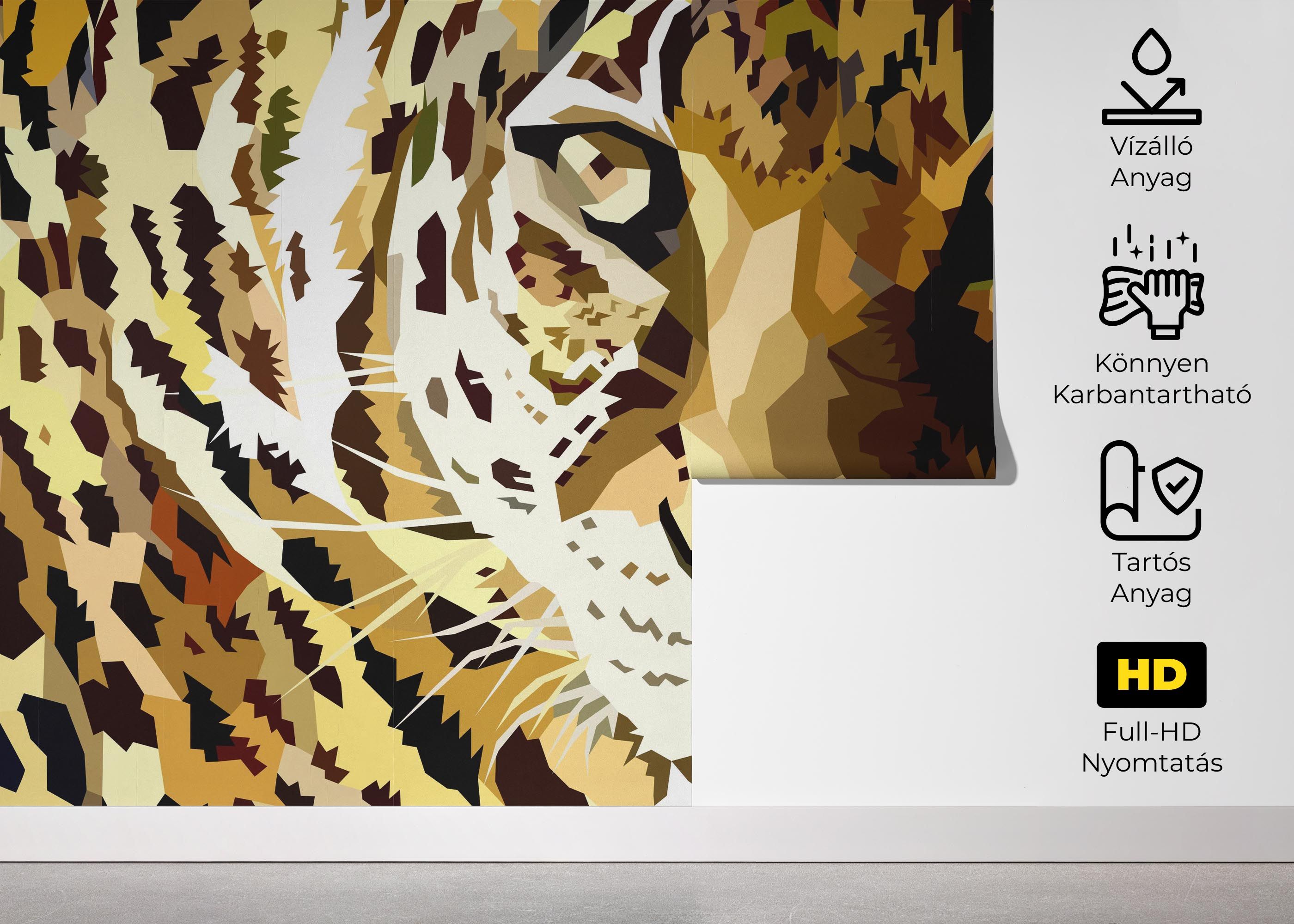 Colorful Ceetah Head mockup 5