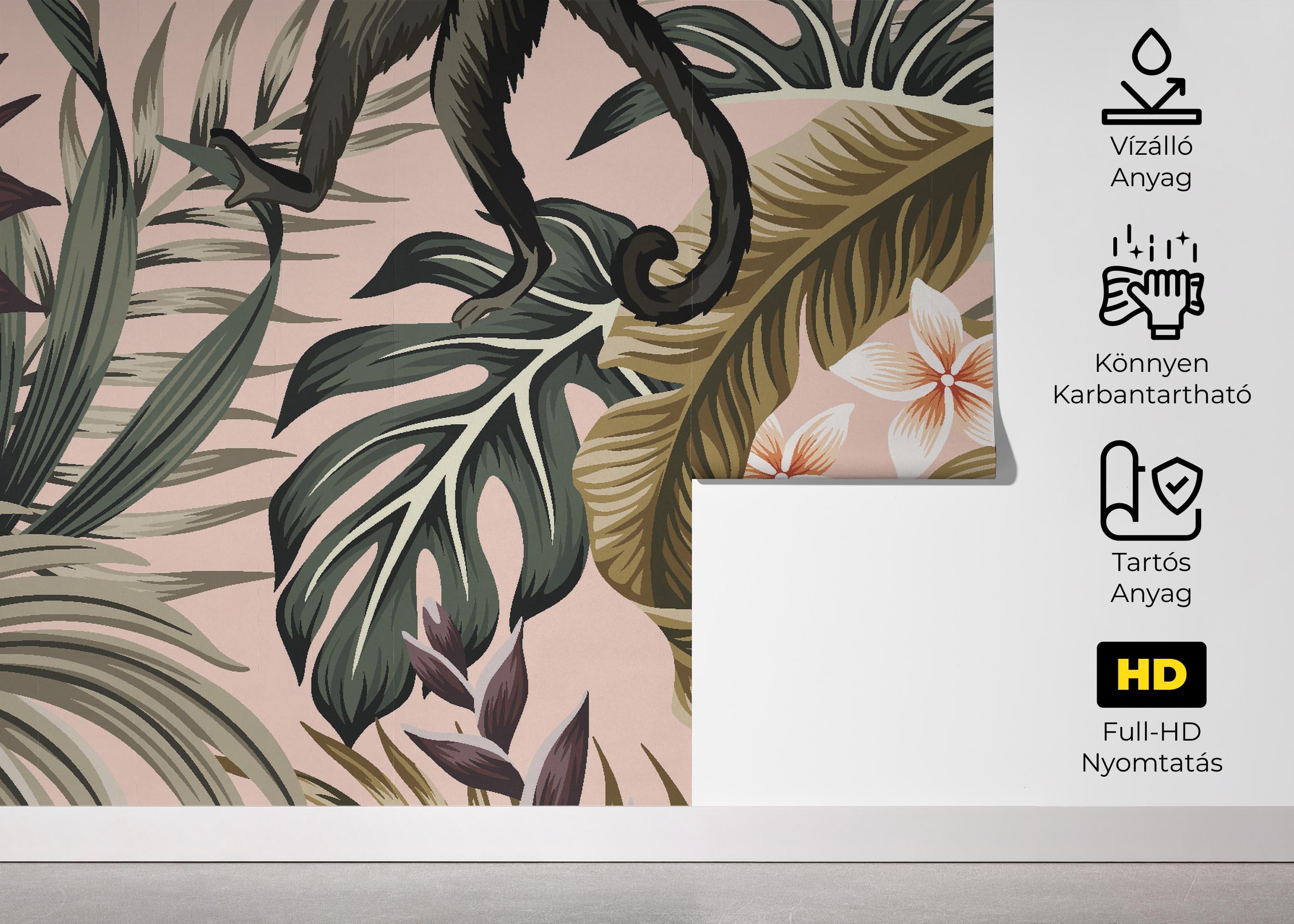 Fotótapéta Grey Monkey Art mockup 5