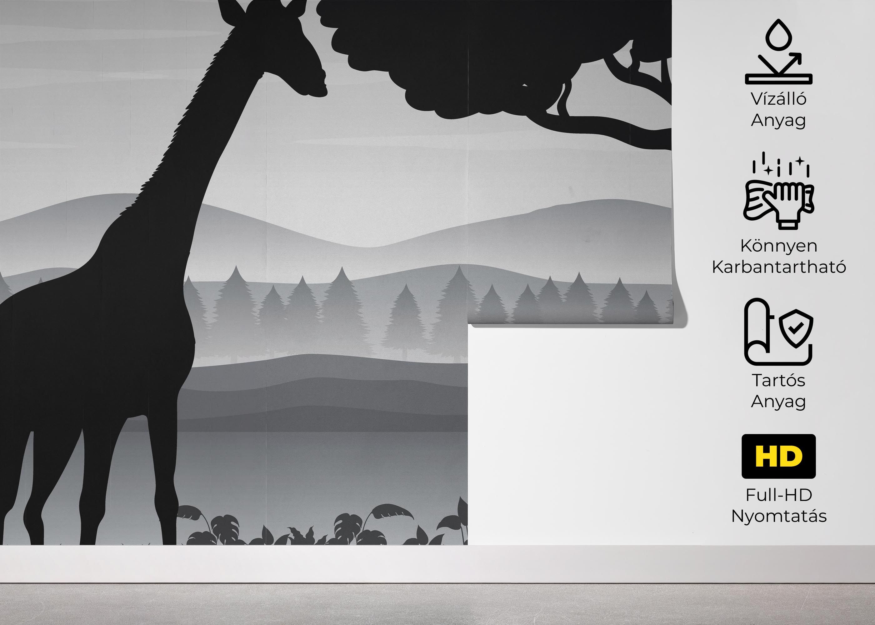 Zebra Shilouette Art mockup 5