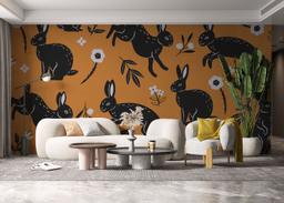 Bunny Pattern Art mockup 6