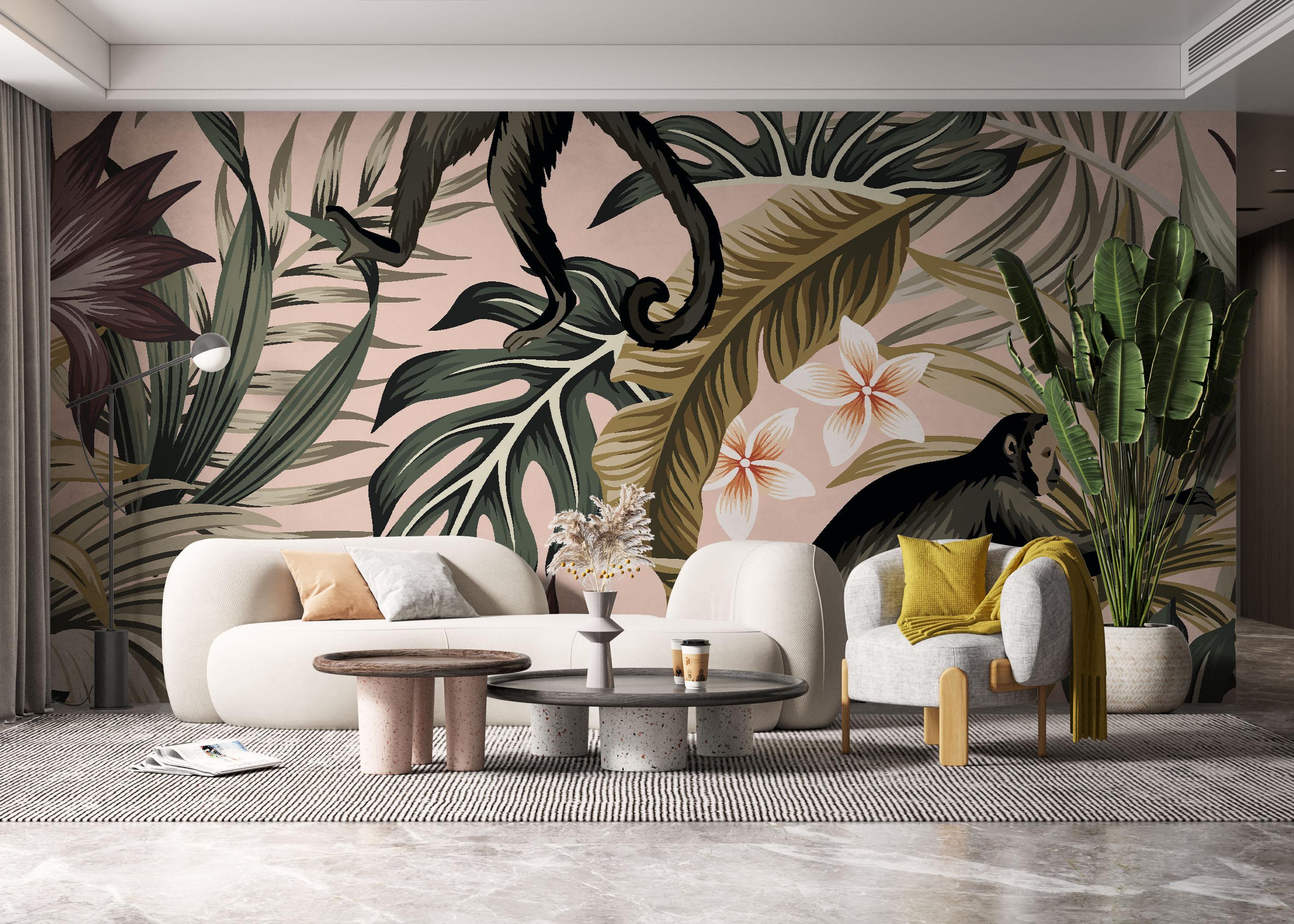 Fotótapéta Grey Monkey Art mockup 6