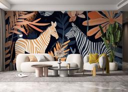 Zebra Wall Art mockup 6