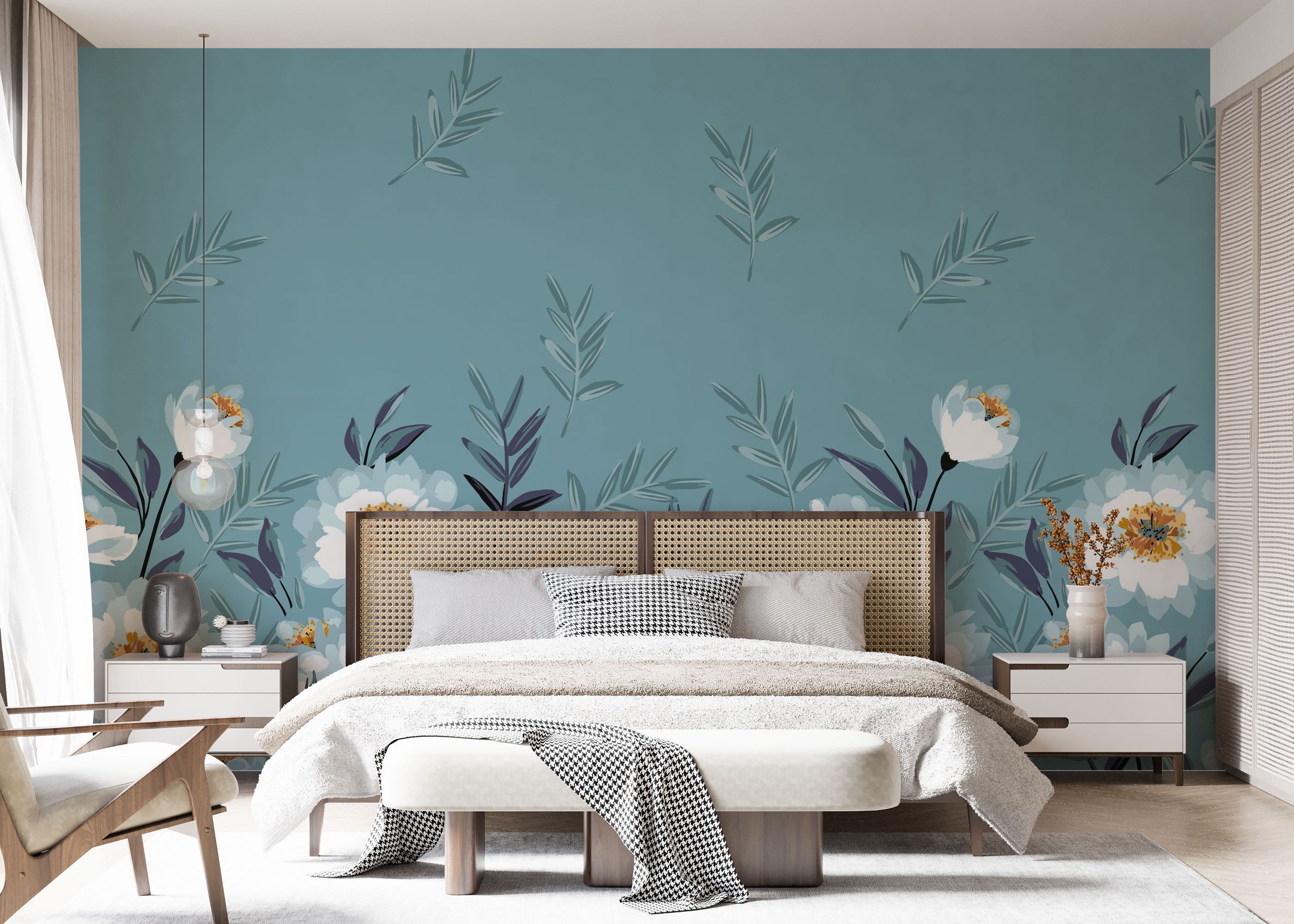 Baby Blue Flower mockup 7