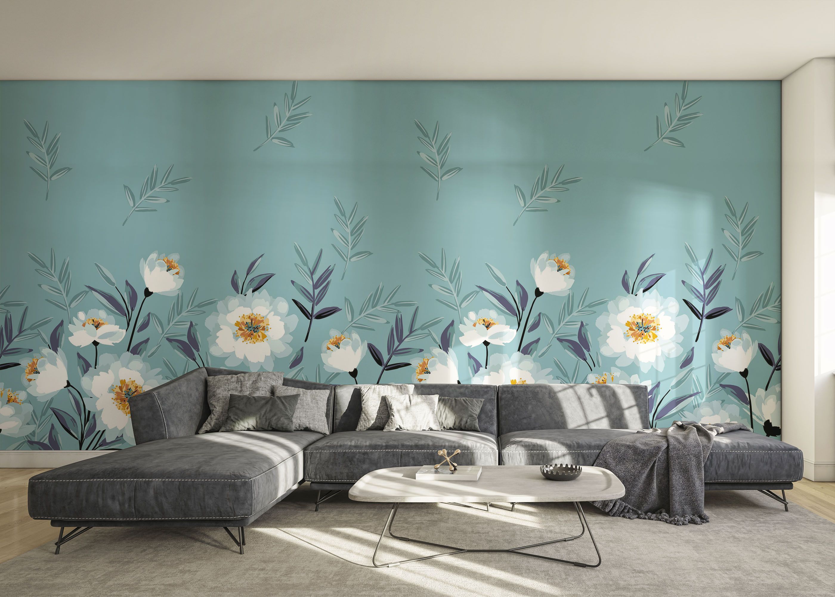 Baby Blue Flower mockup 0