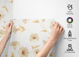 Cream Flower Pattern mockup 2