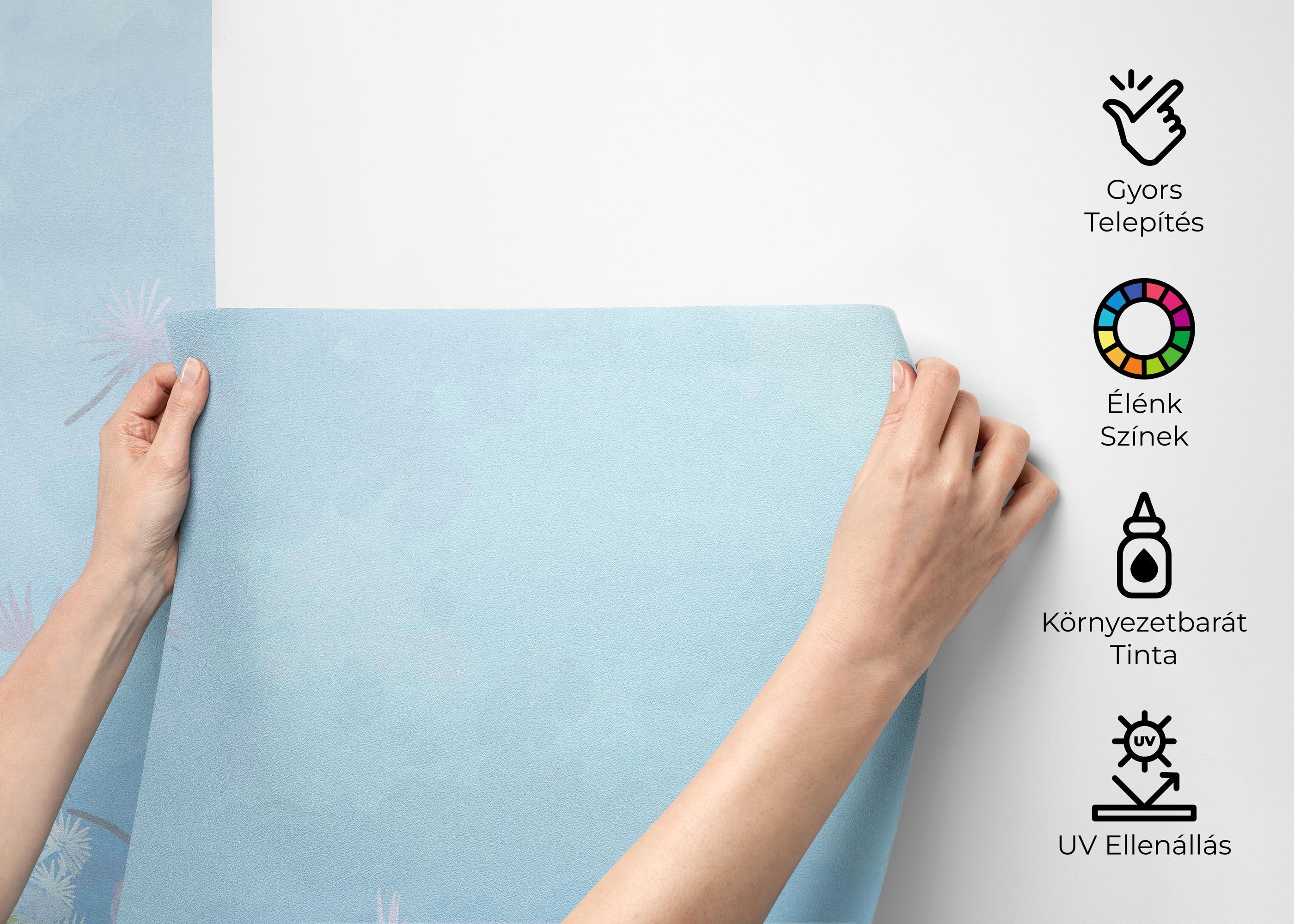 Fotótapéta Dandelion Blue Art.jpg mockup 2