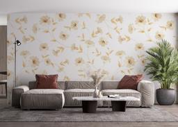 Cream Flower Pattern mockup 4