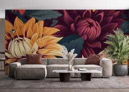 Yellow Cream Flower mockup 4