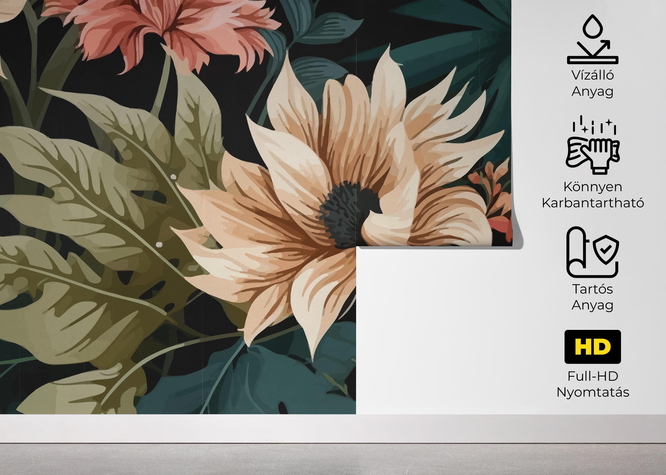 Beautiful Cream Flower mockup 5