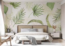 Floating Green Leaves mockup 7