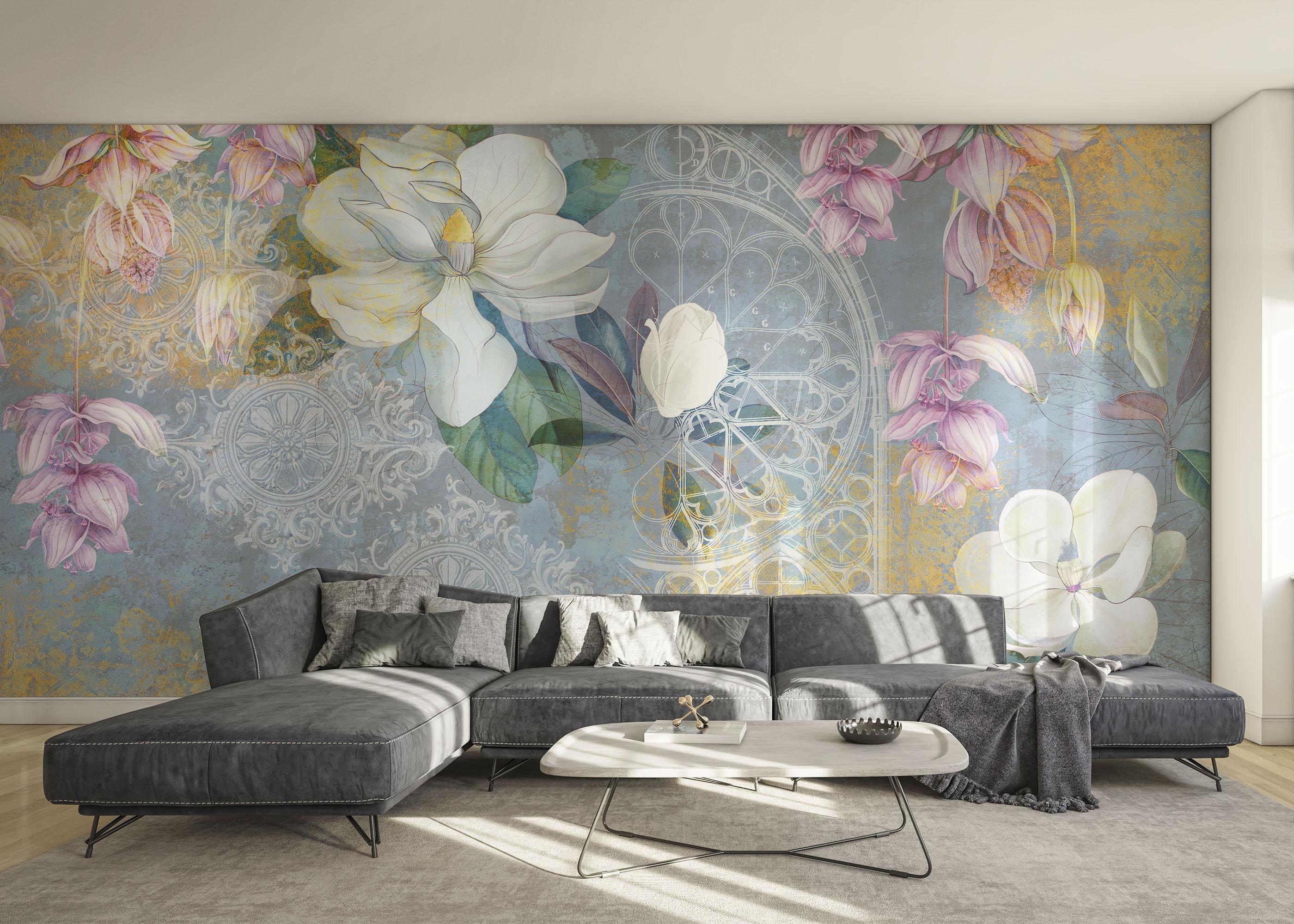 Fotótapéta Blue Rosette mockup 0