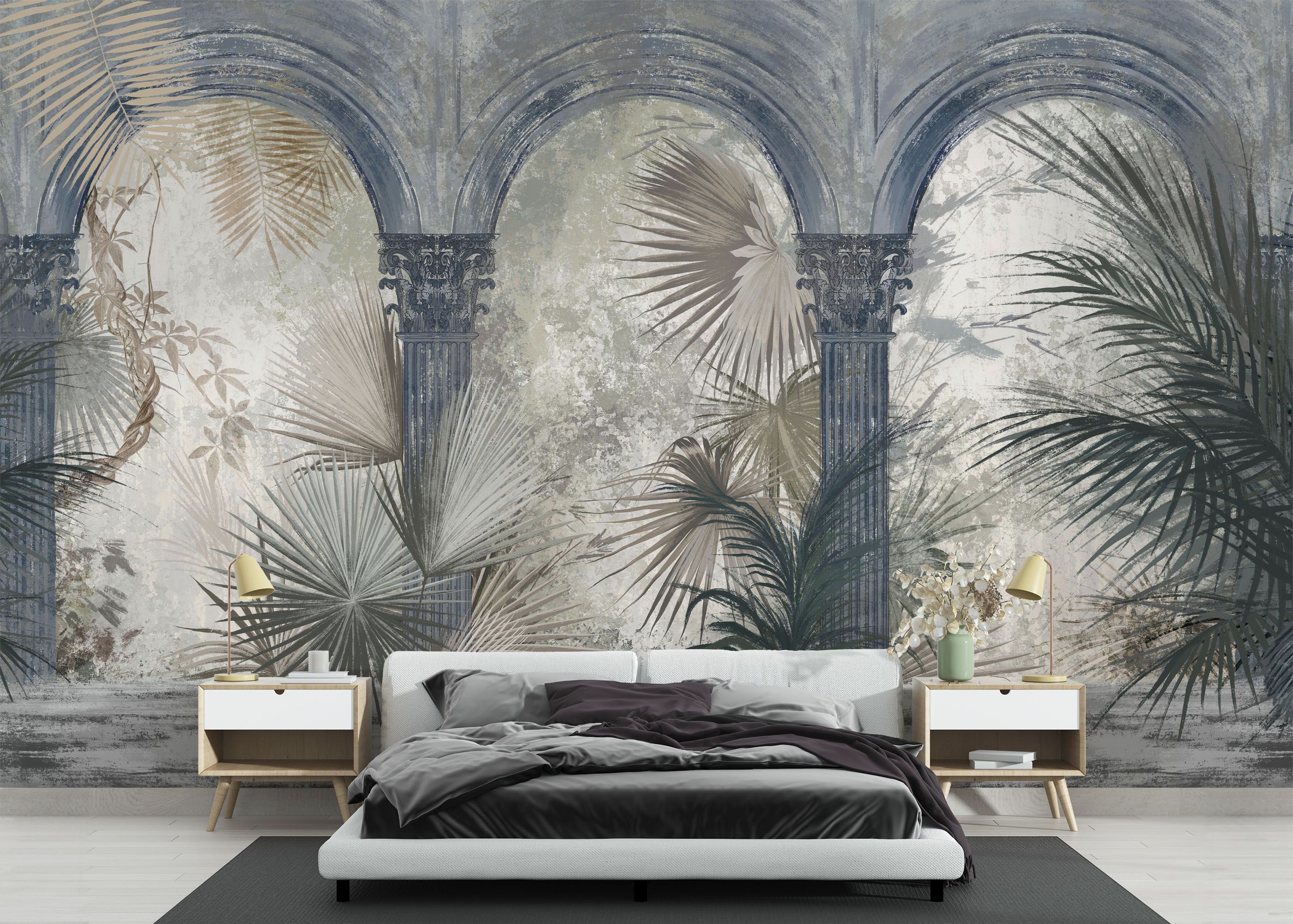 Blue Greek Colums mockup 3