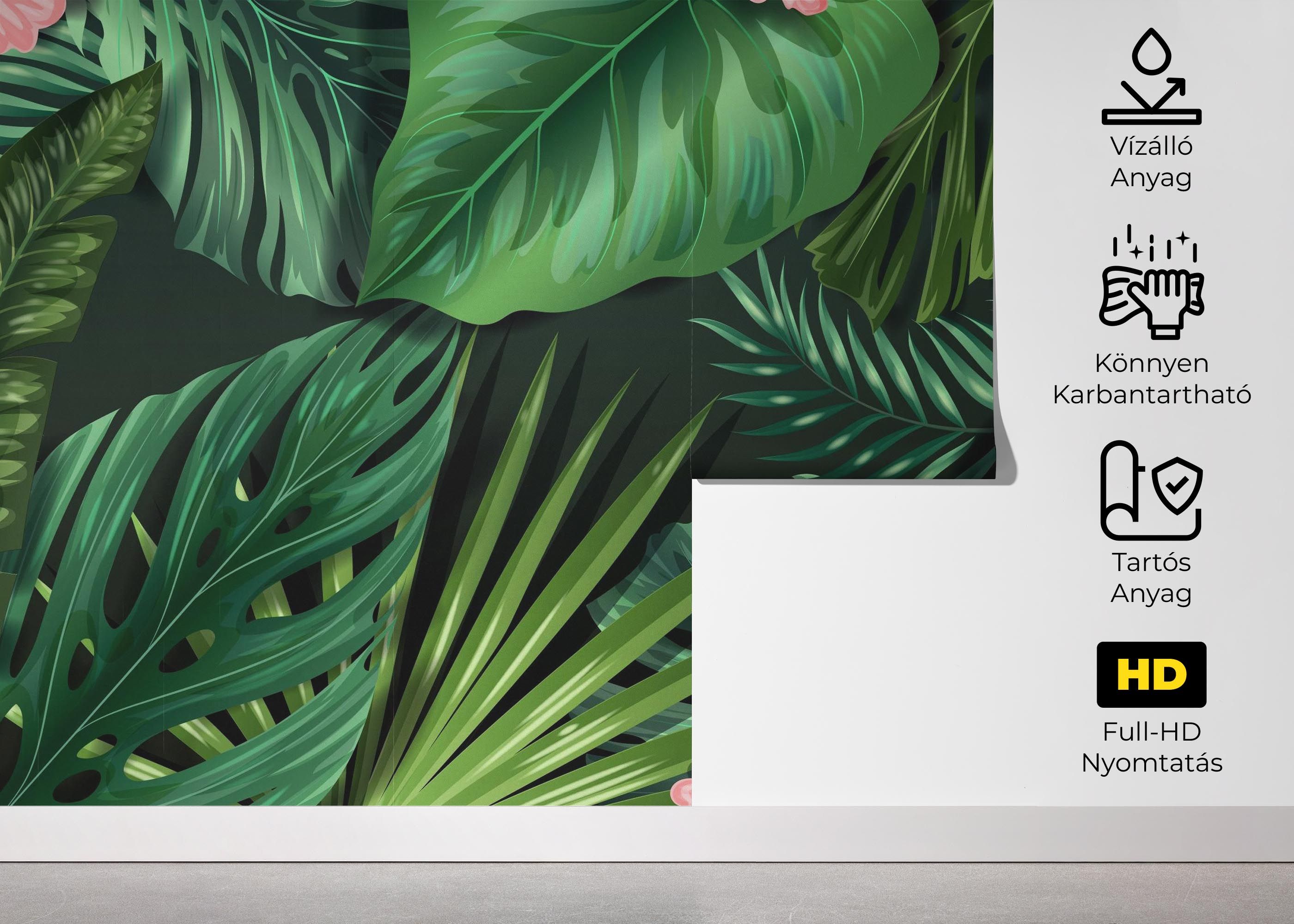 Leaves Pink Plant mockup 5