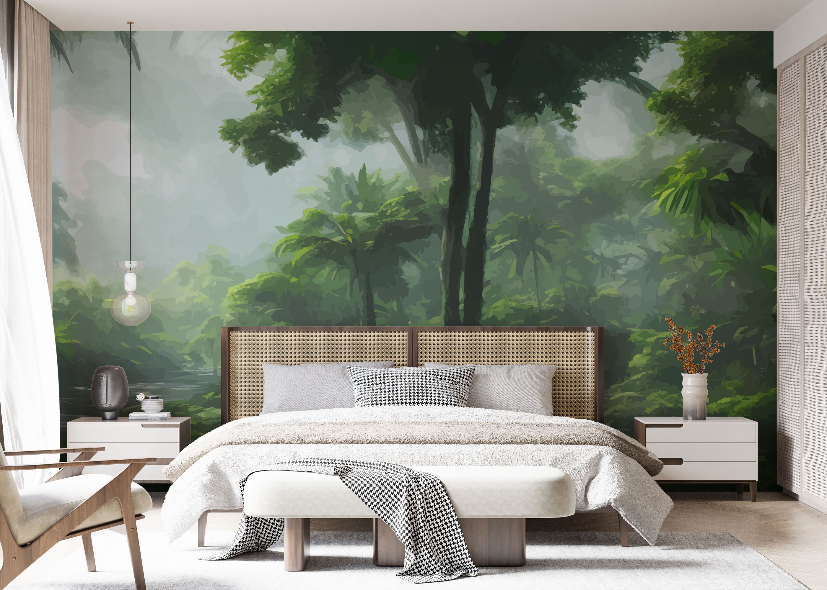 Foggy Day Jungle mockup 7