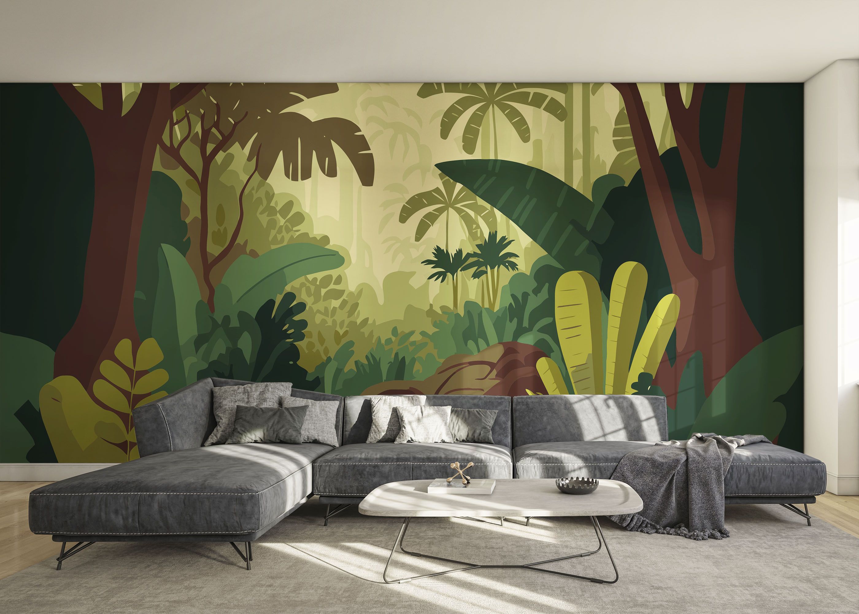 Cartoon Pretty Jungle mockup 0