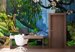 Cartoon Jungle Art mockup 1