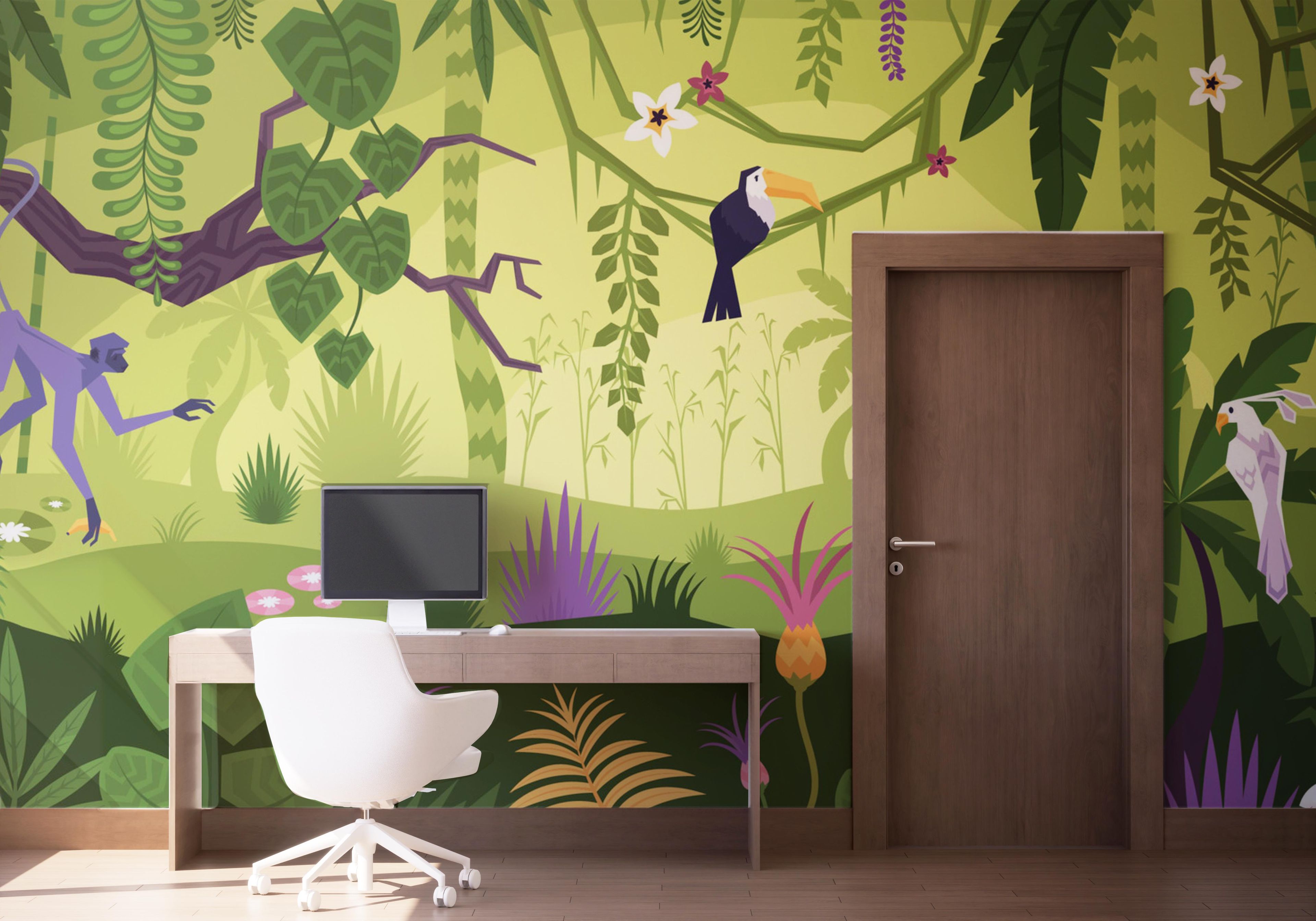 Cute Jungle Art mockup 1